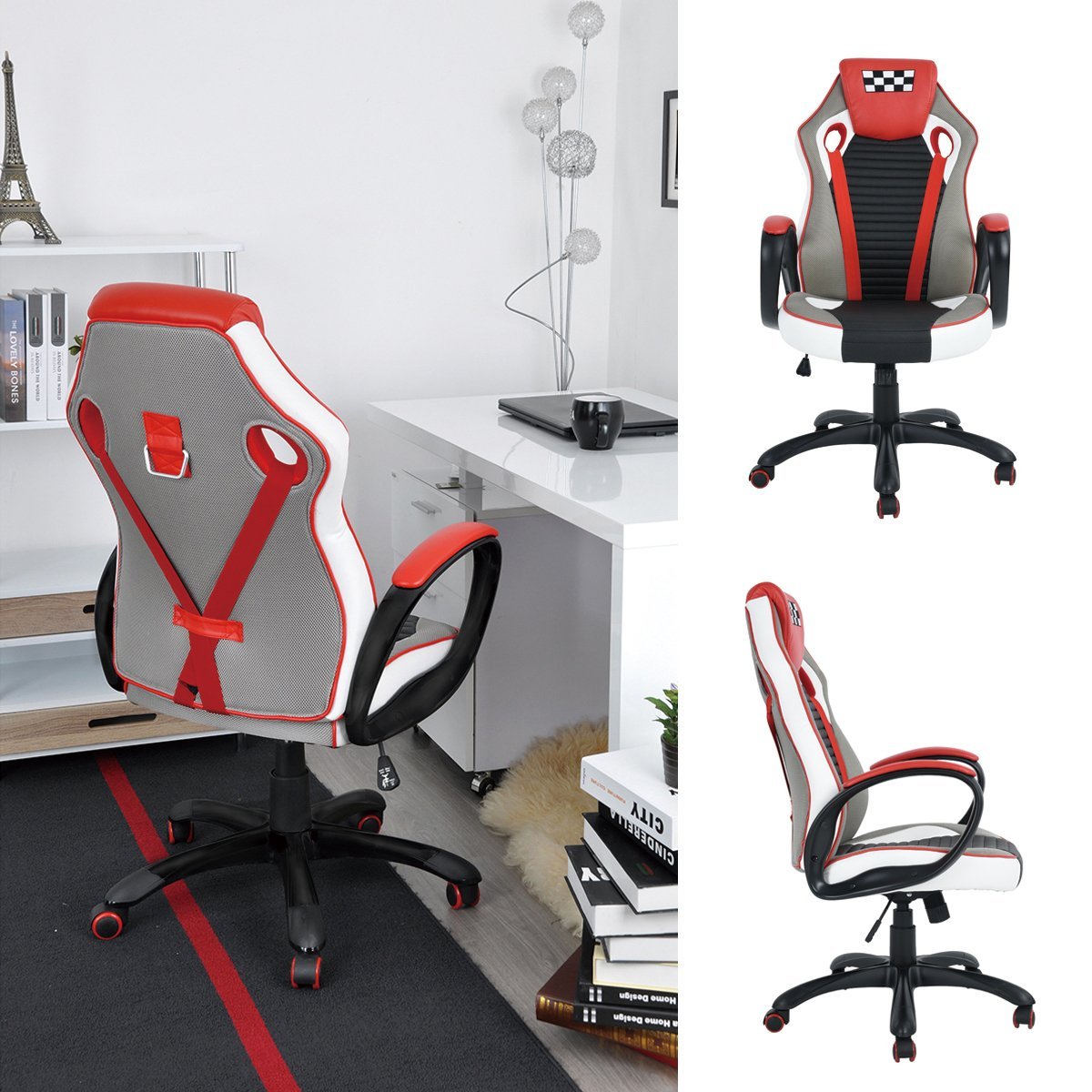 EMINEM - כחול - כיסא גיימינג-0345