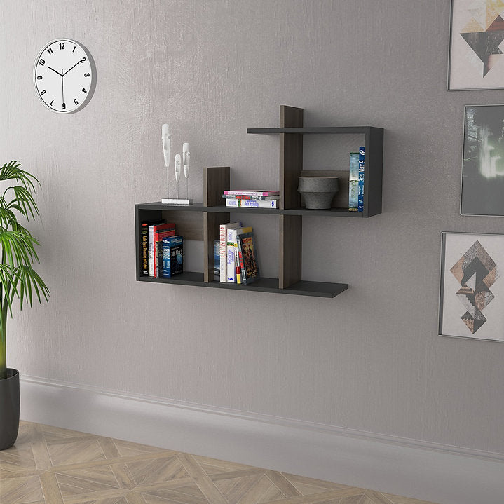 ‏‏Lagomood -סט שולחן עבודה ומדף תואם