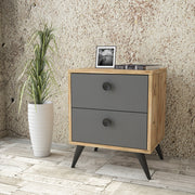 Daisy-S - אורן-פחם – שידת לילה