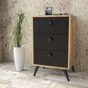 Daisy-VL68-L - אורן שחור – שידת מגירות