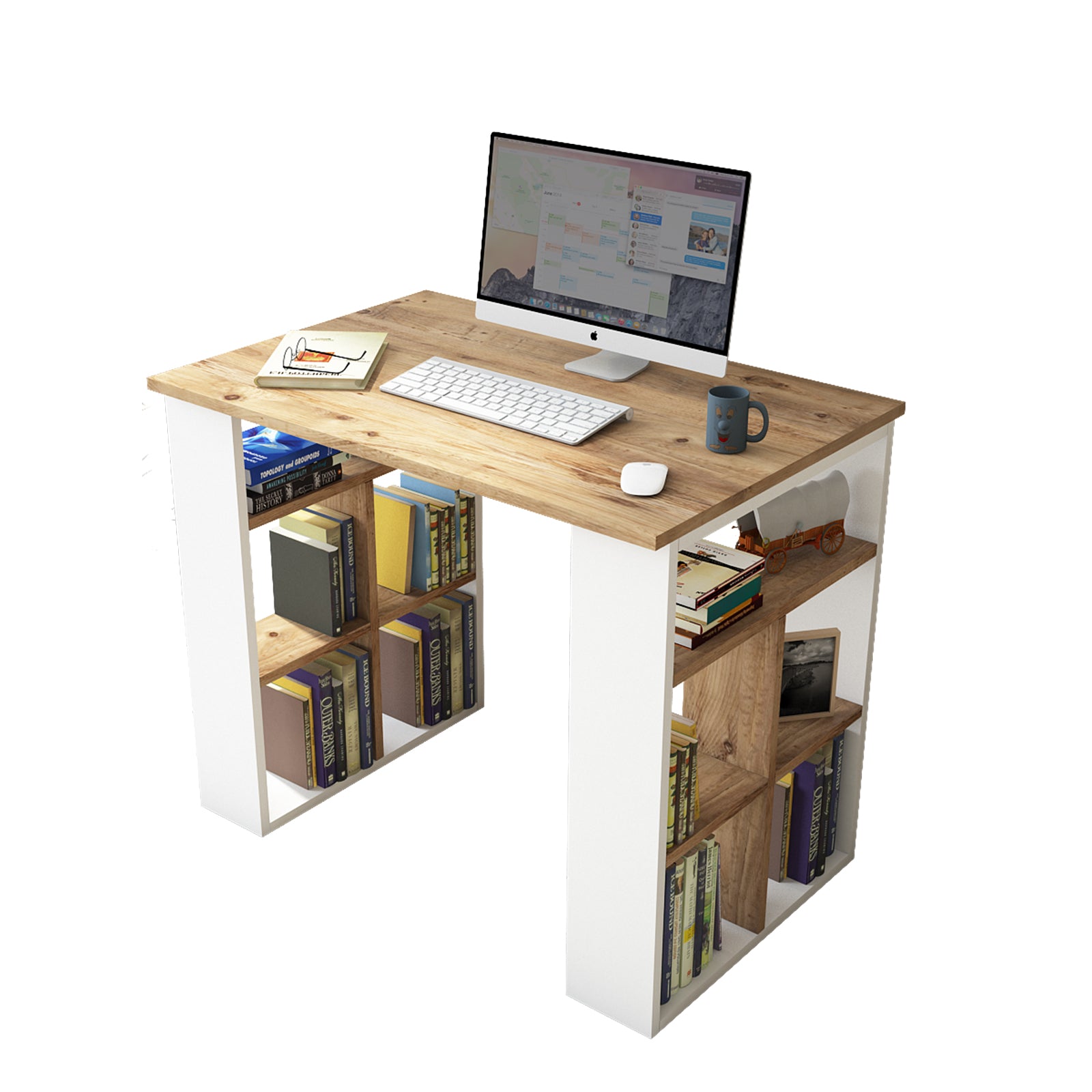 Rogen BR1 - אורן לבן– עמדת עבודה מעוצבת