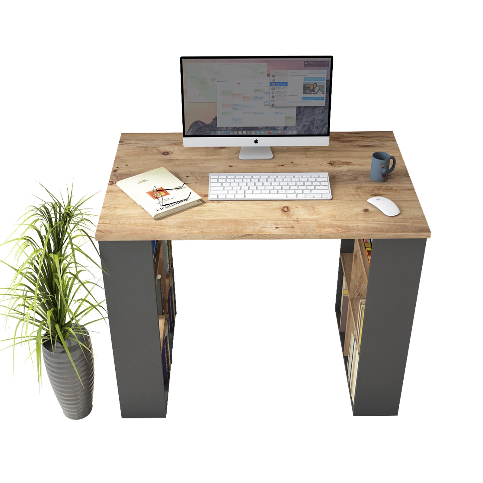 Rogen BR1 - אורן פחם– עמדת עבודה מעוצבת