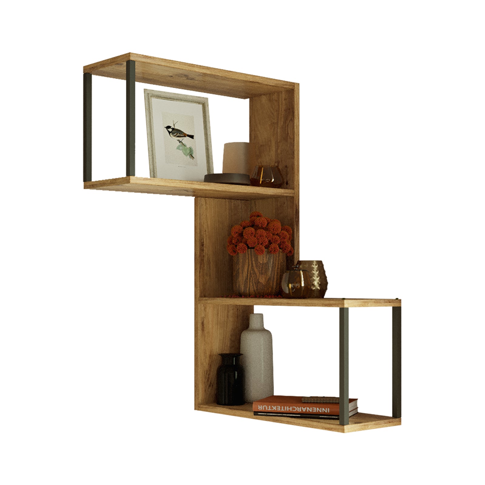 Riki VG16 אורן – מדף תליה מעוצב