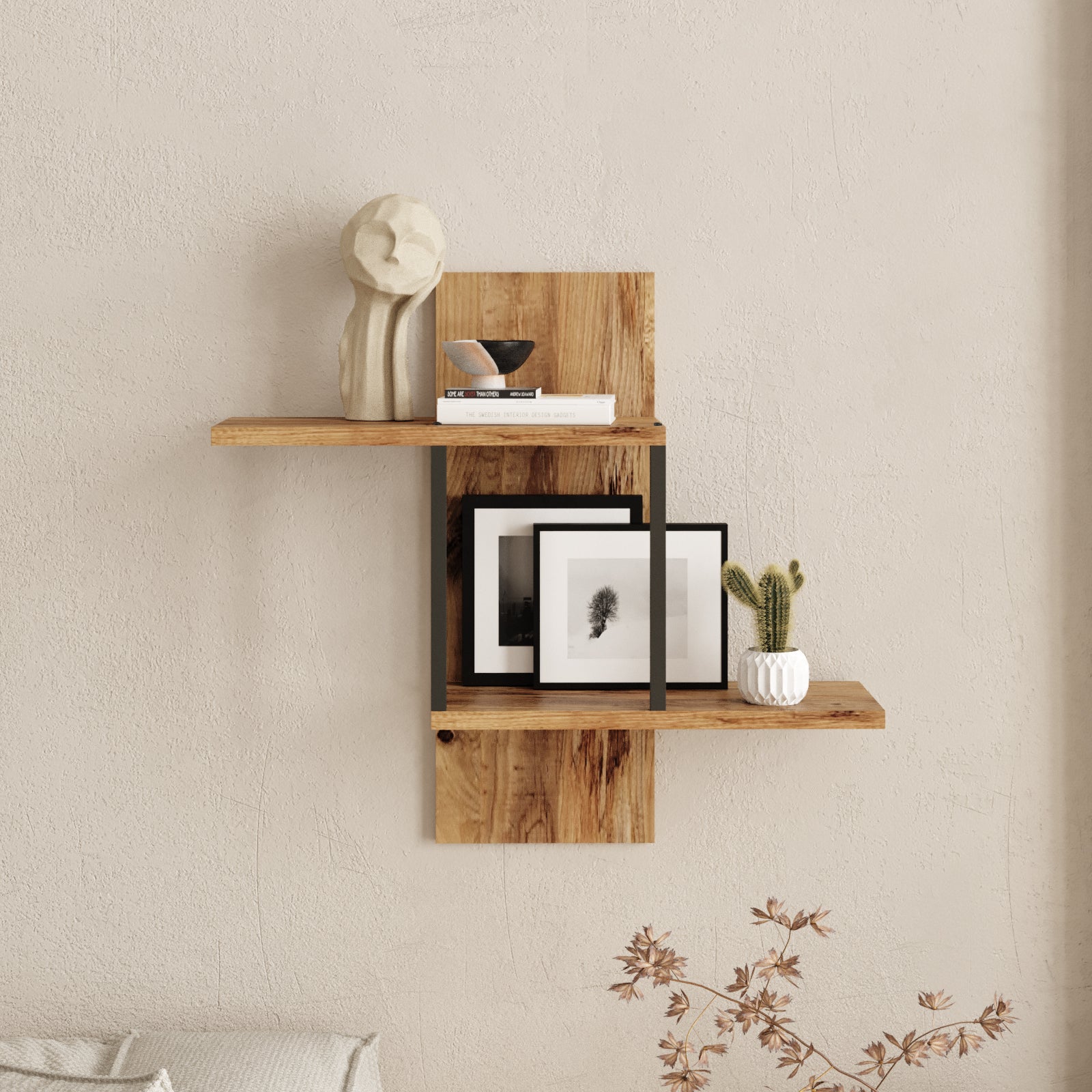 Garen VG14 אורן – מדף מעוצב