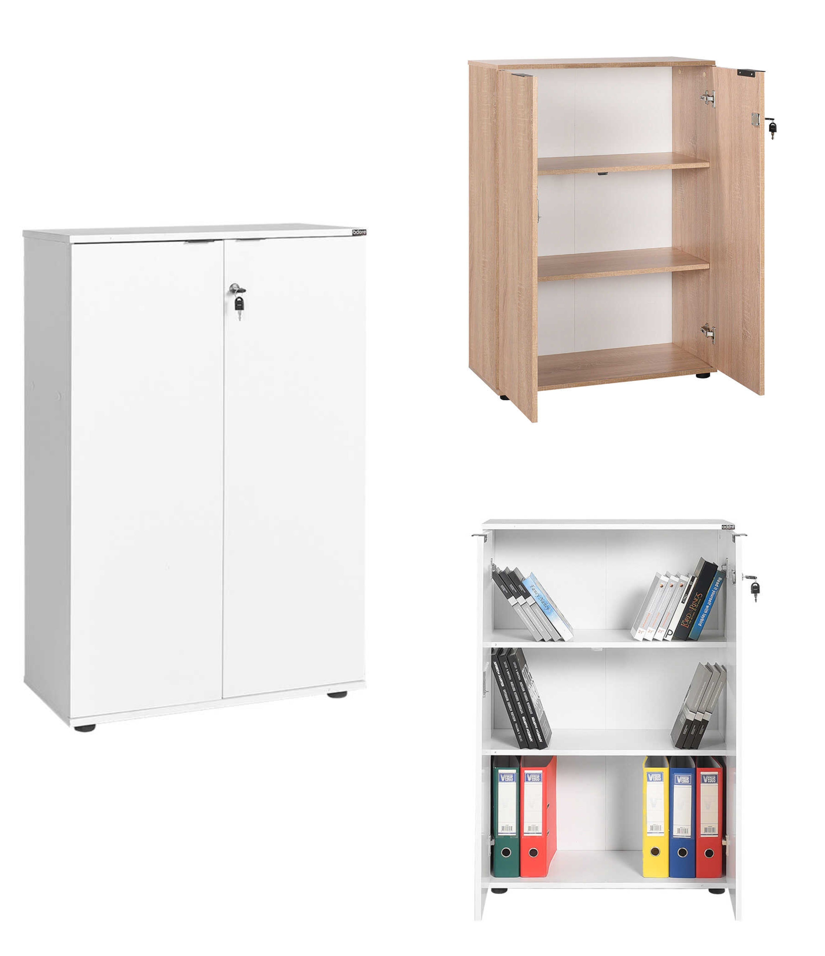 ארמאריו לבן KT332 – ארונית משרדית