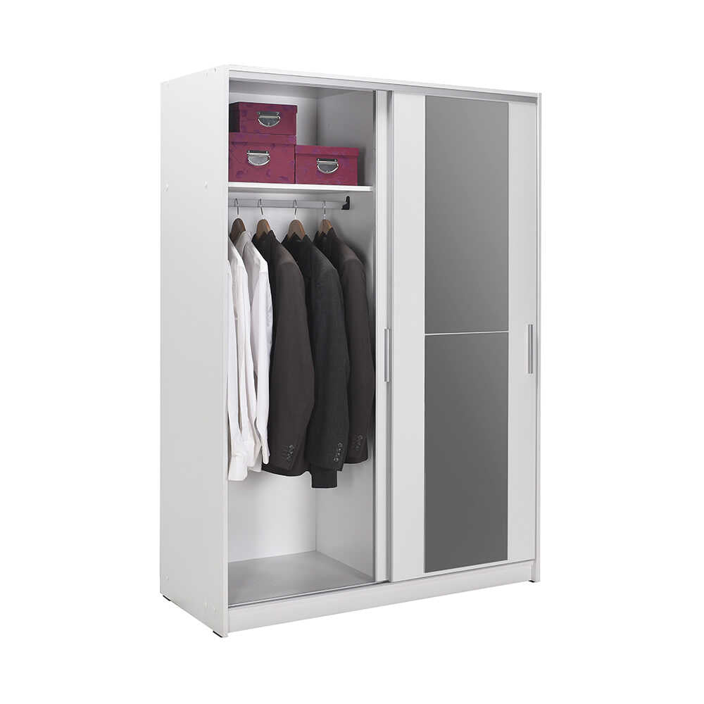 מורגן WD-512  לבן – ארון בגדים