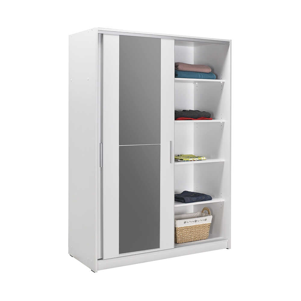 מורגן WD-512  לבן – ארון בגדים