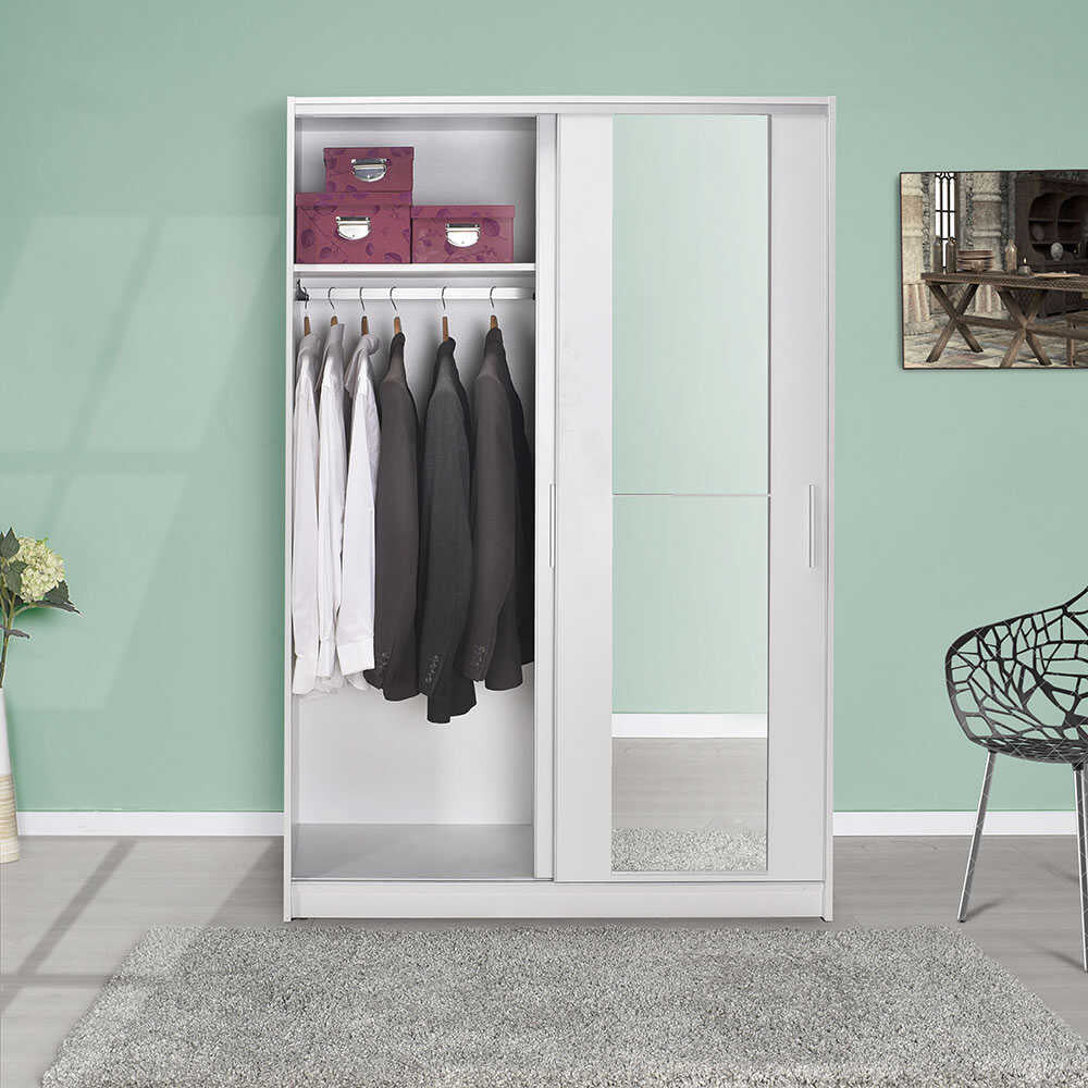 מורגן WD-512  לבן – ארון בגדים