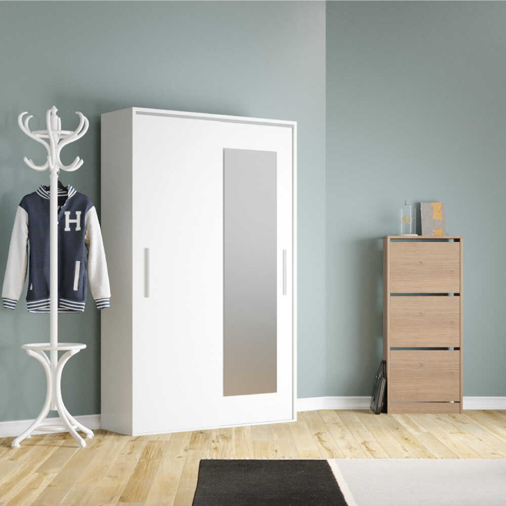 מורגן WD-512  לבן – ארון בגדים