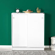 ג'ייס - DR-322  – ארון הזזה רב תכליתי נמוך - לבן