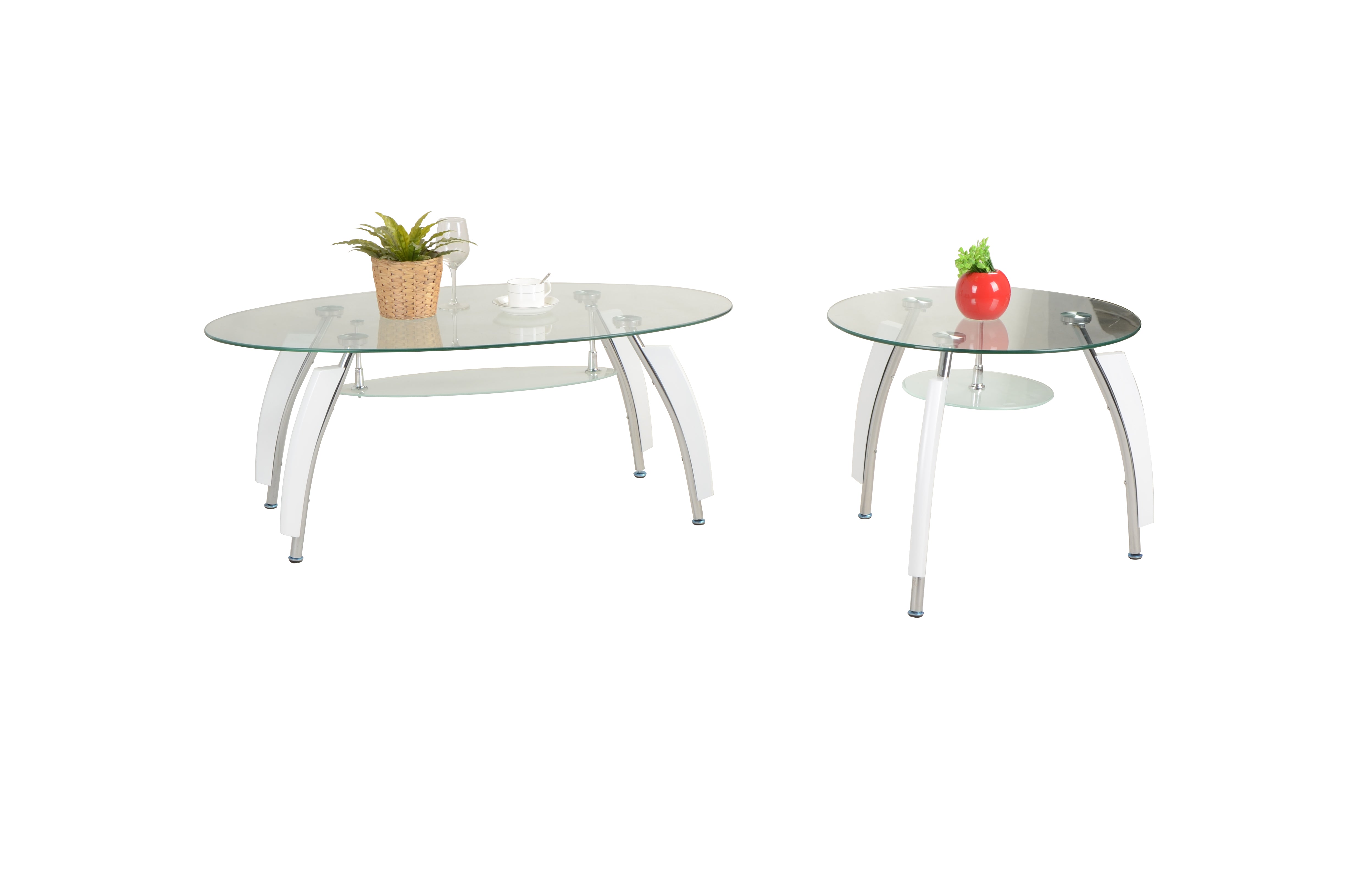 לאציו רגליים לבנות - שולחן קפה