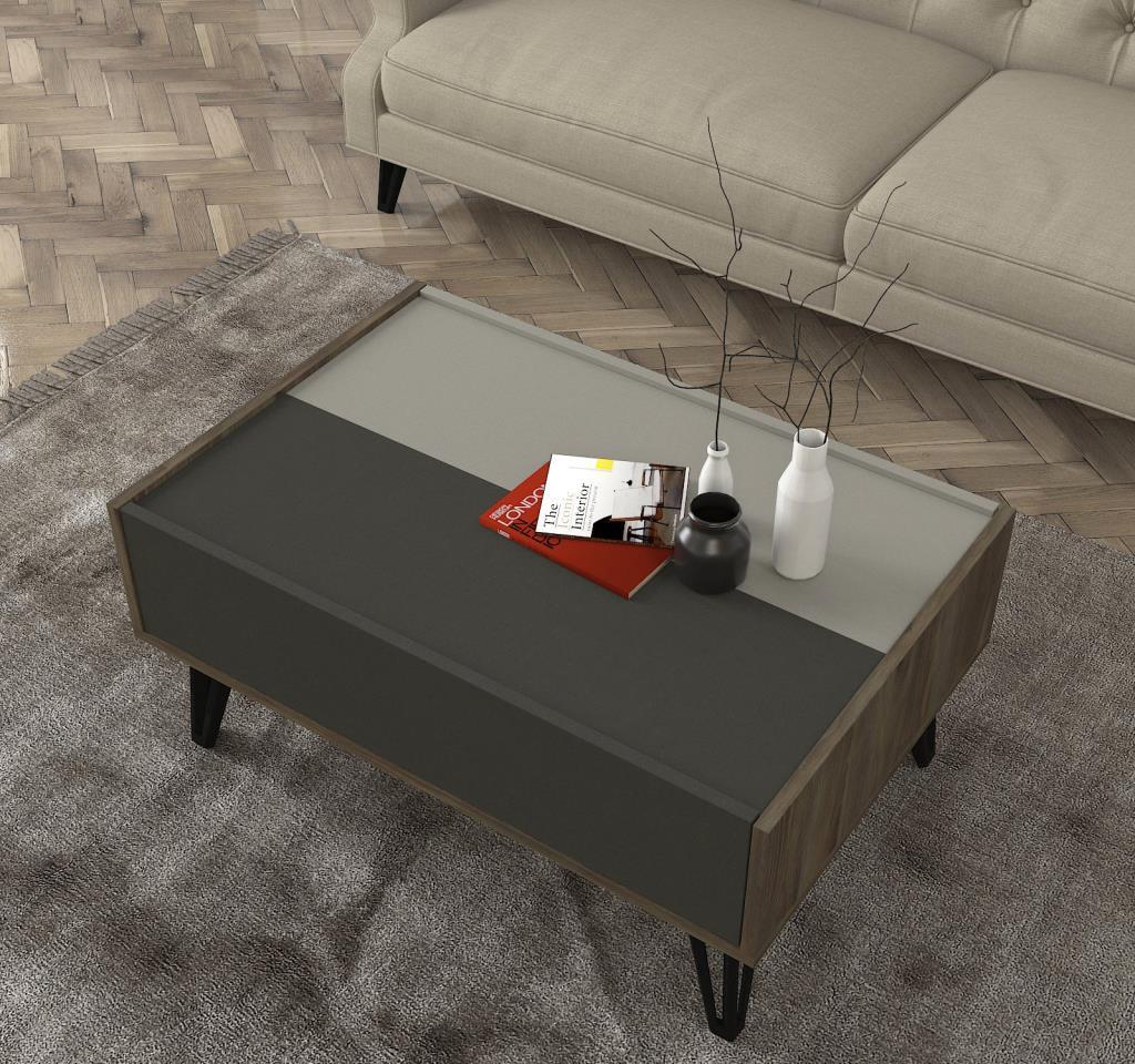 בורגס DE8130 – שולחן סלון בסגנון כפרי