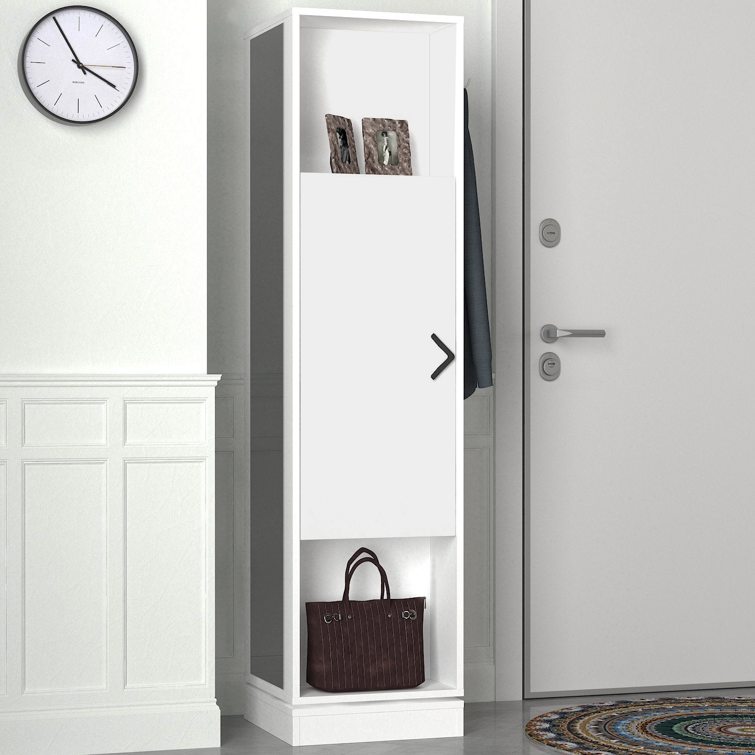 ספין לבן DE5931 - ארון מראה מסתובב