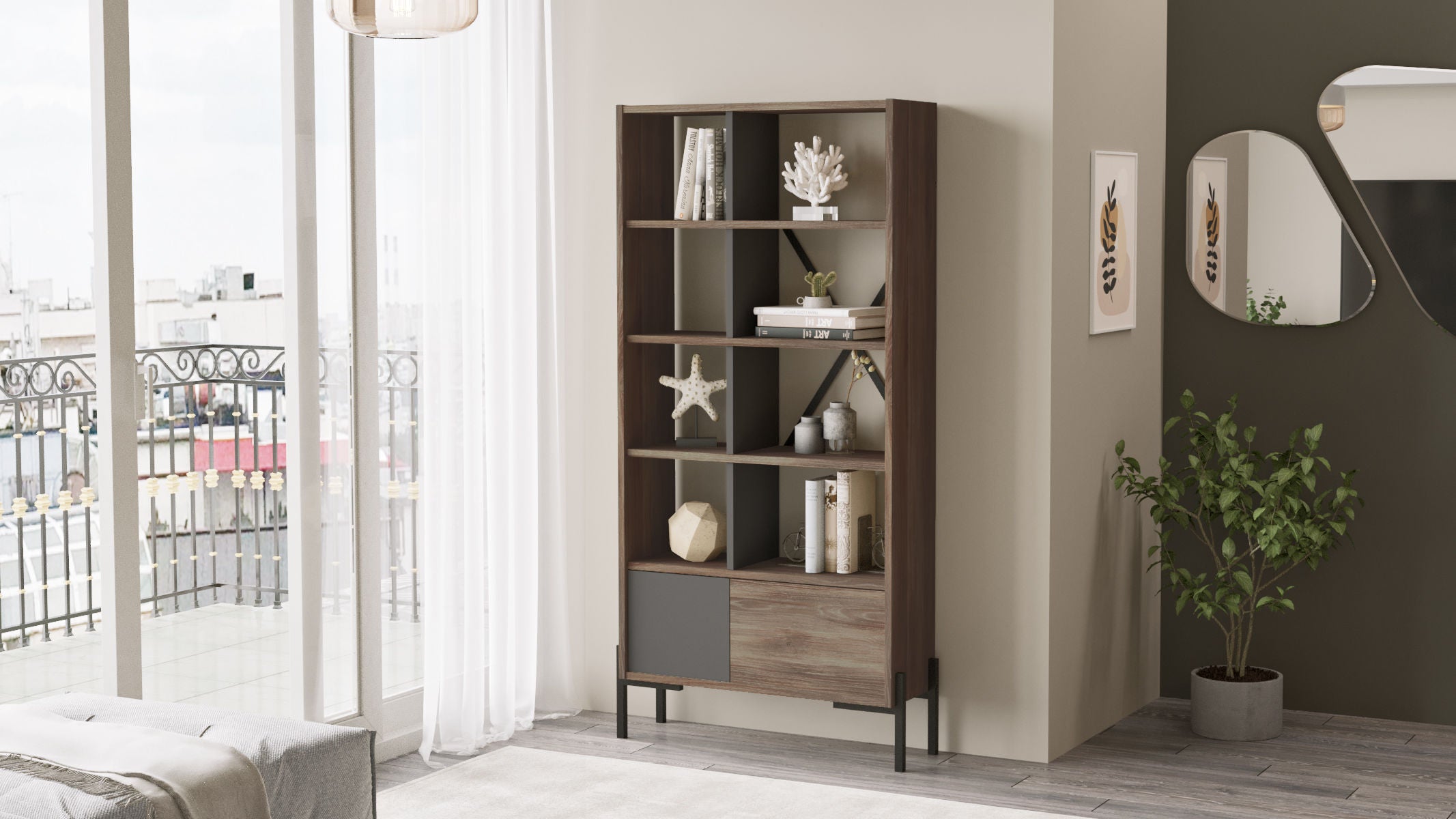 Booki BO1-CA – ספריה מעוצבת