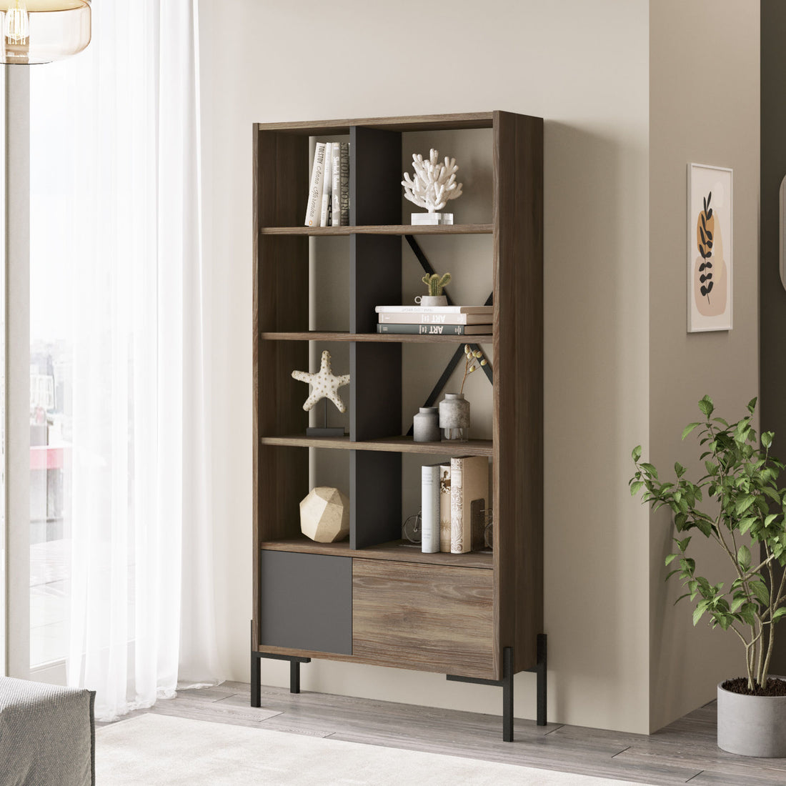 Booki BO1-CA – ספריה מעוצבת