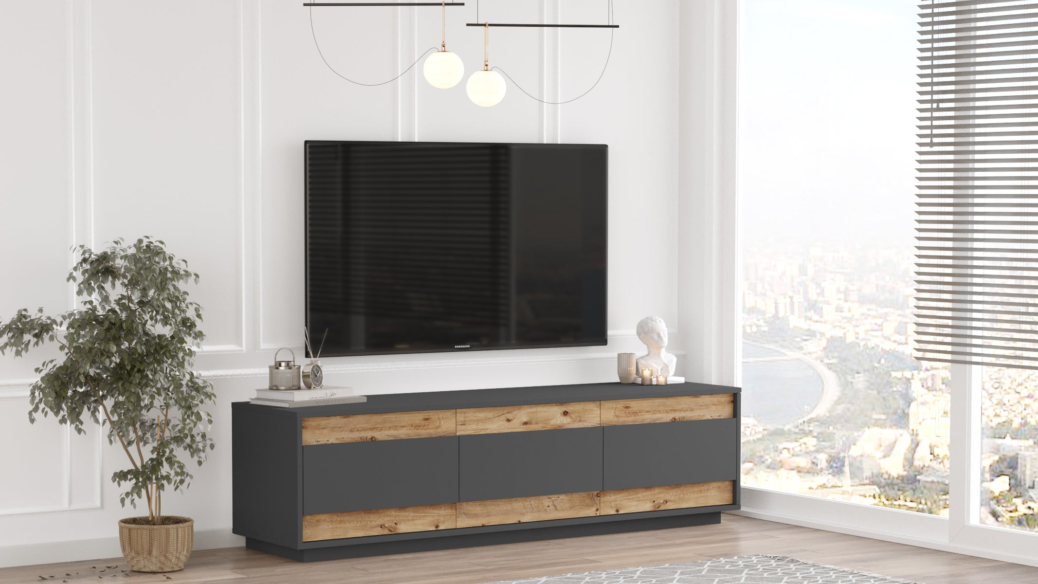 Zoltan FR4-AA - מזנון טלוויזיה מעוצב