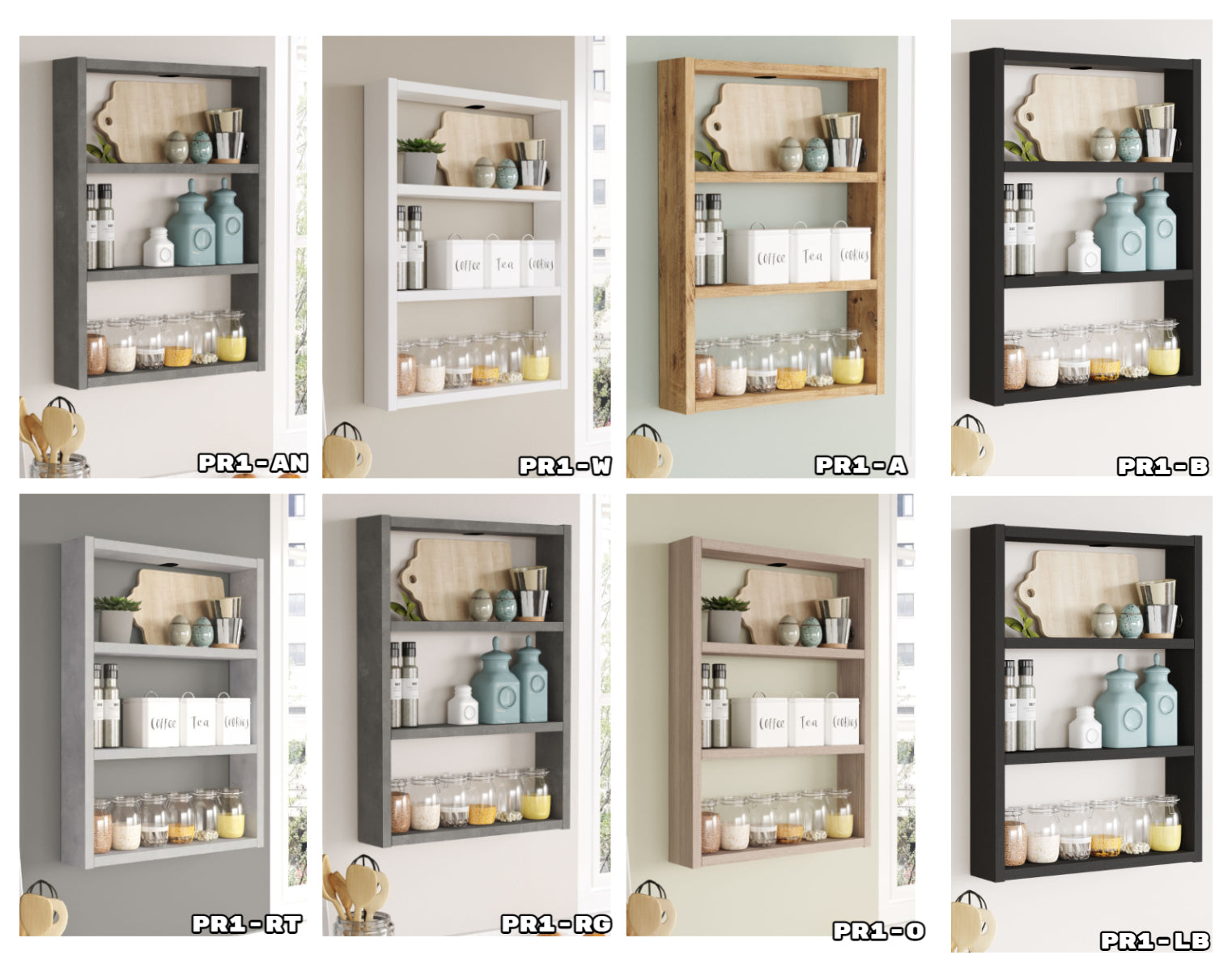 Fata PR1-RT -  יחידת מדפים דקורטיבית