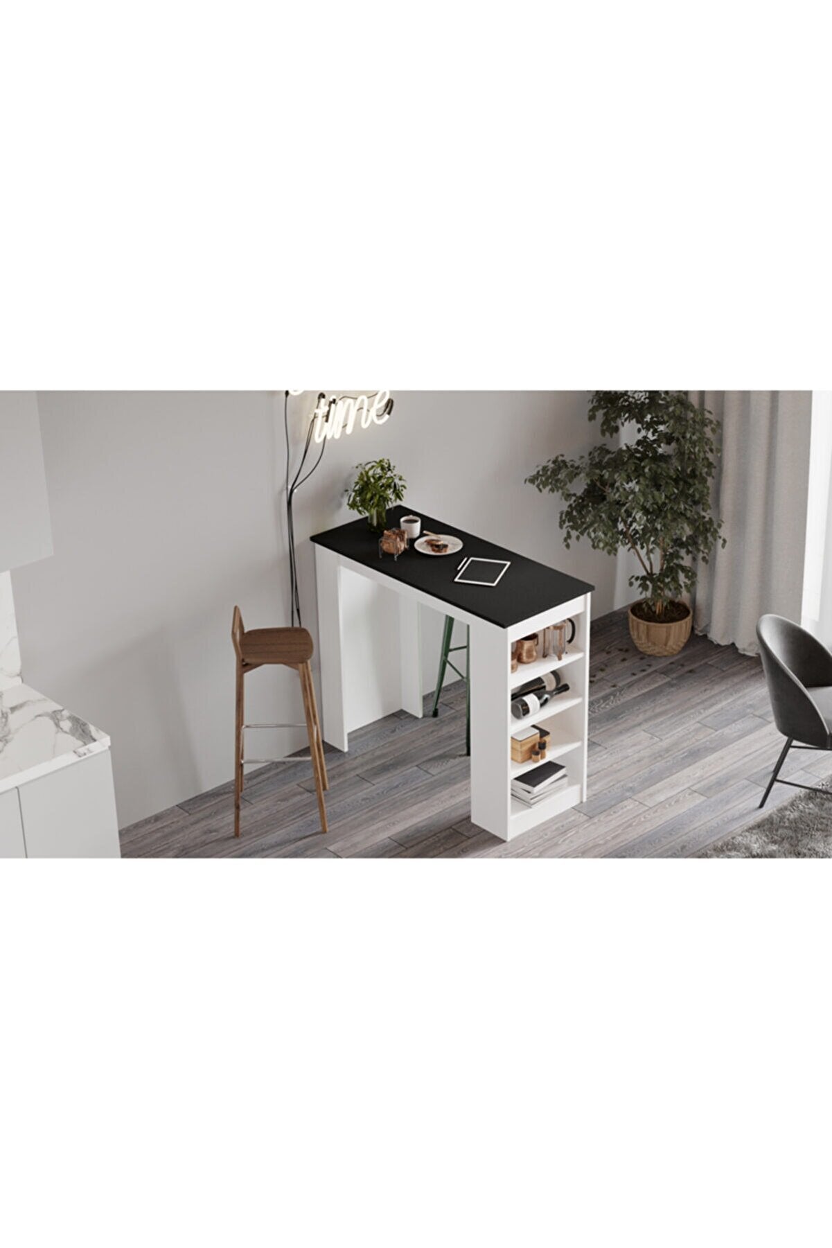 מילאנו ST1-LW – שולחן בר מעוצב