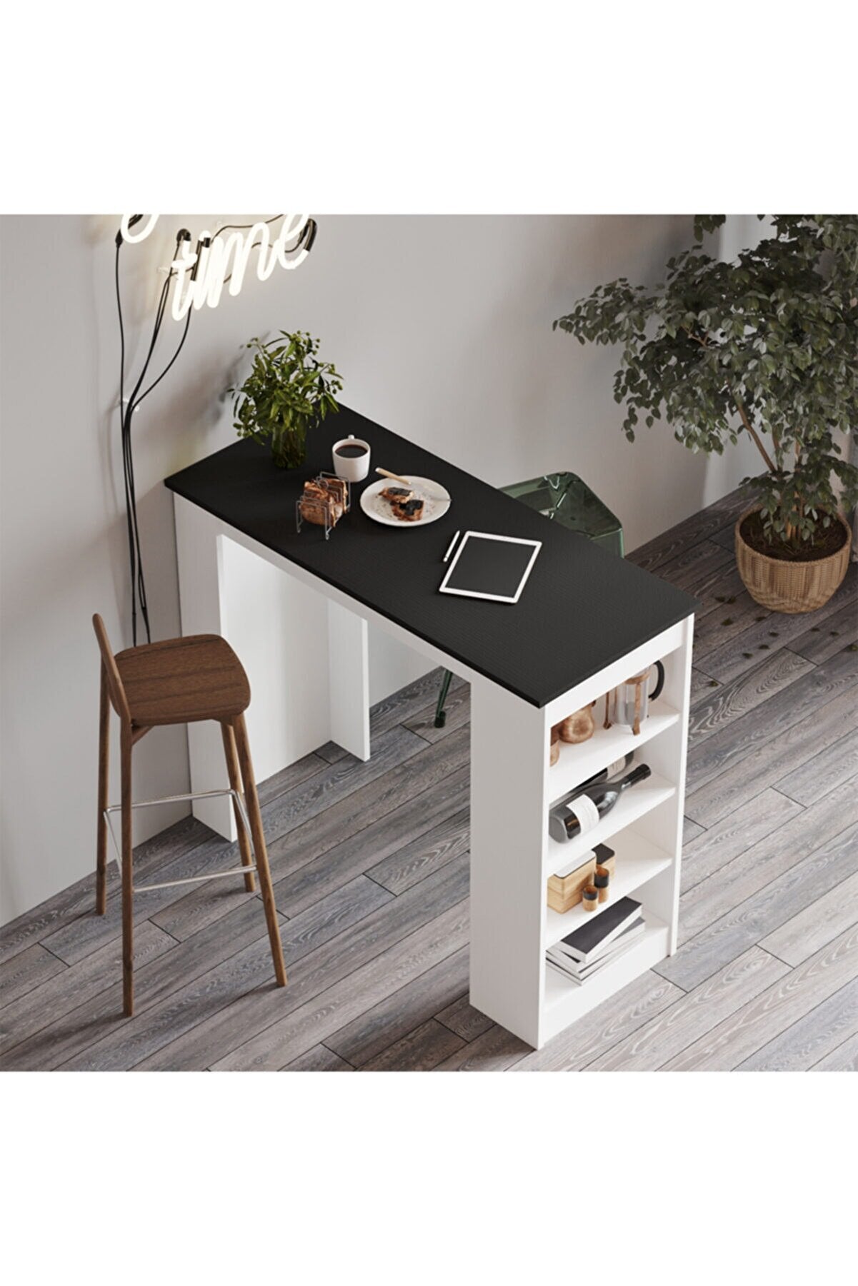 מילאנו ST1-LW – שולחן בר מעוצב