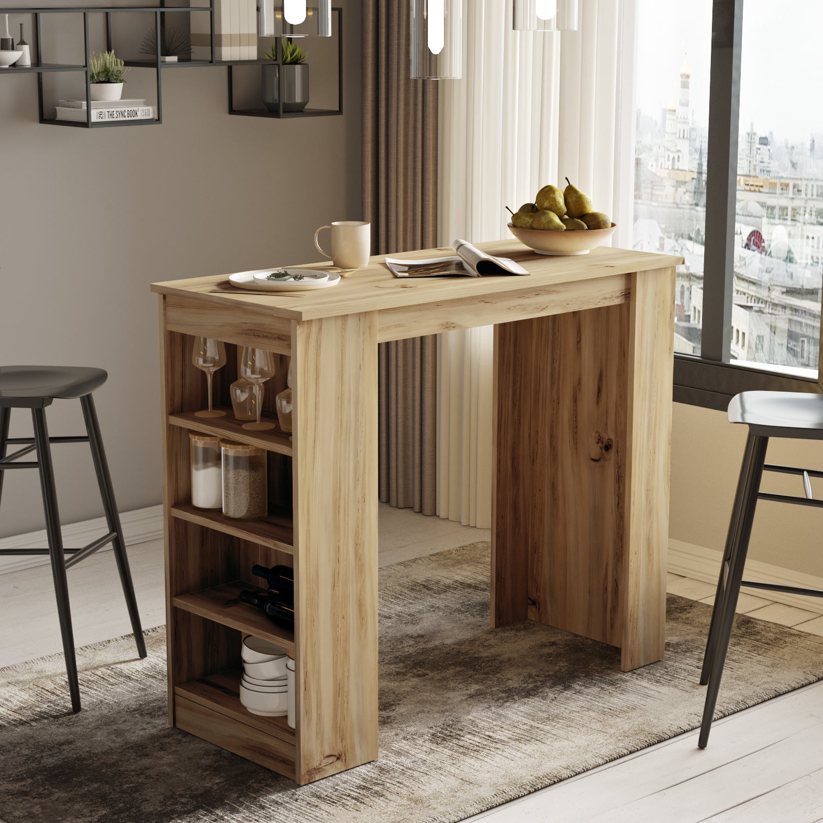 מילאנו ST1-A – שולחן בר מעוצב