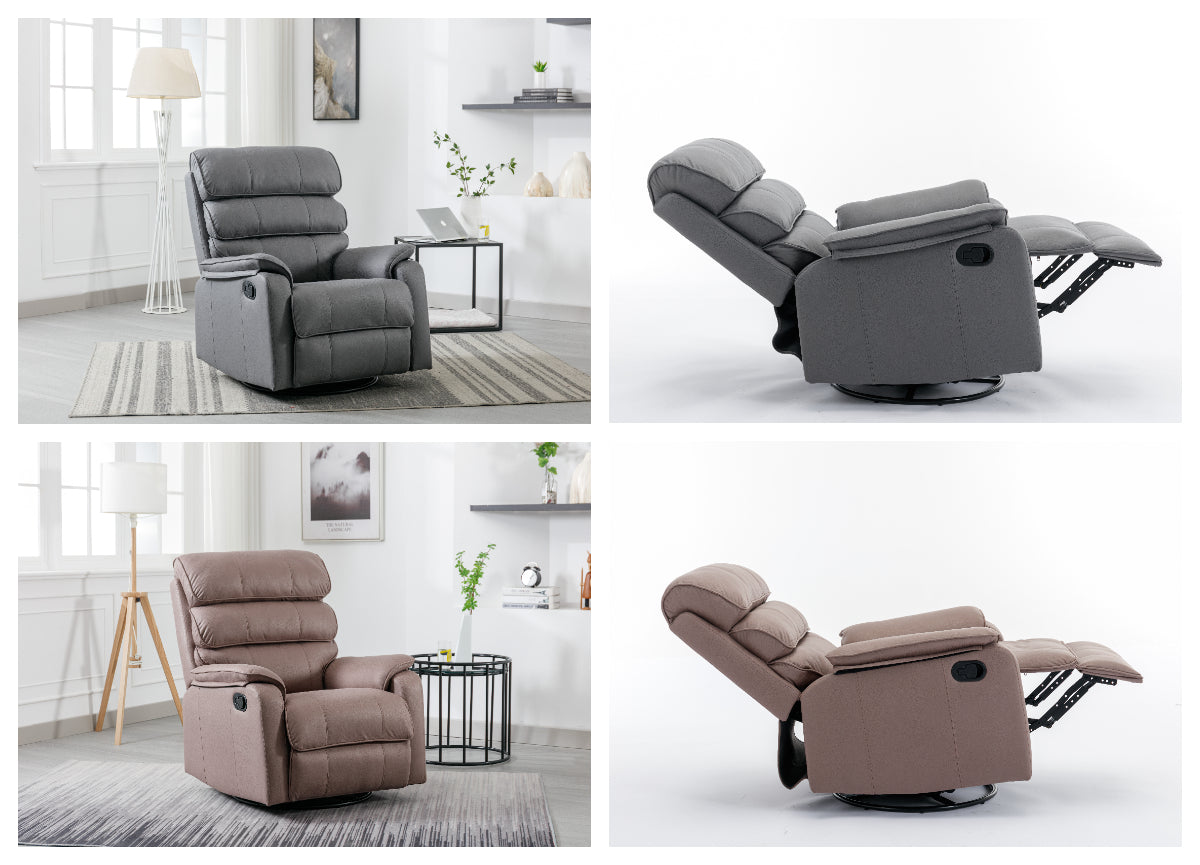 Sor Grey - Swivel -  כורסת TV נדנדה מסתובבת