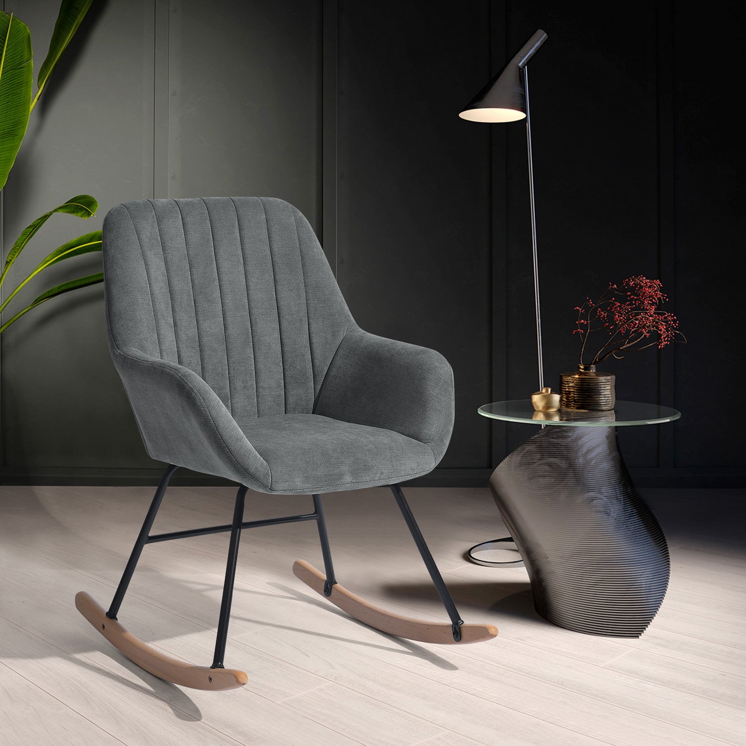 BURKS GREY - כורסת נדנדה