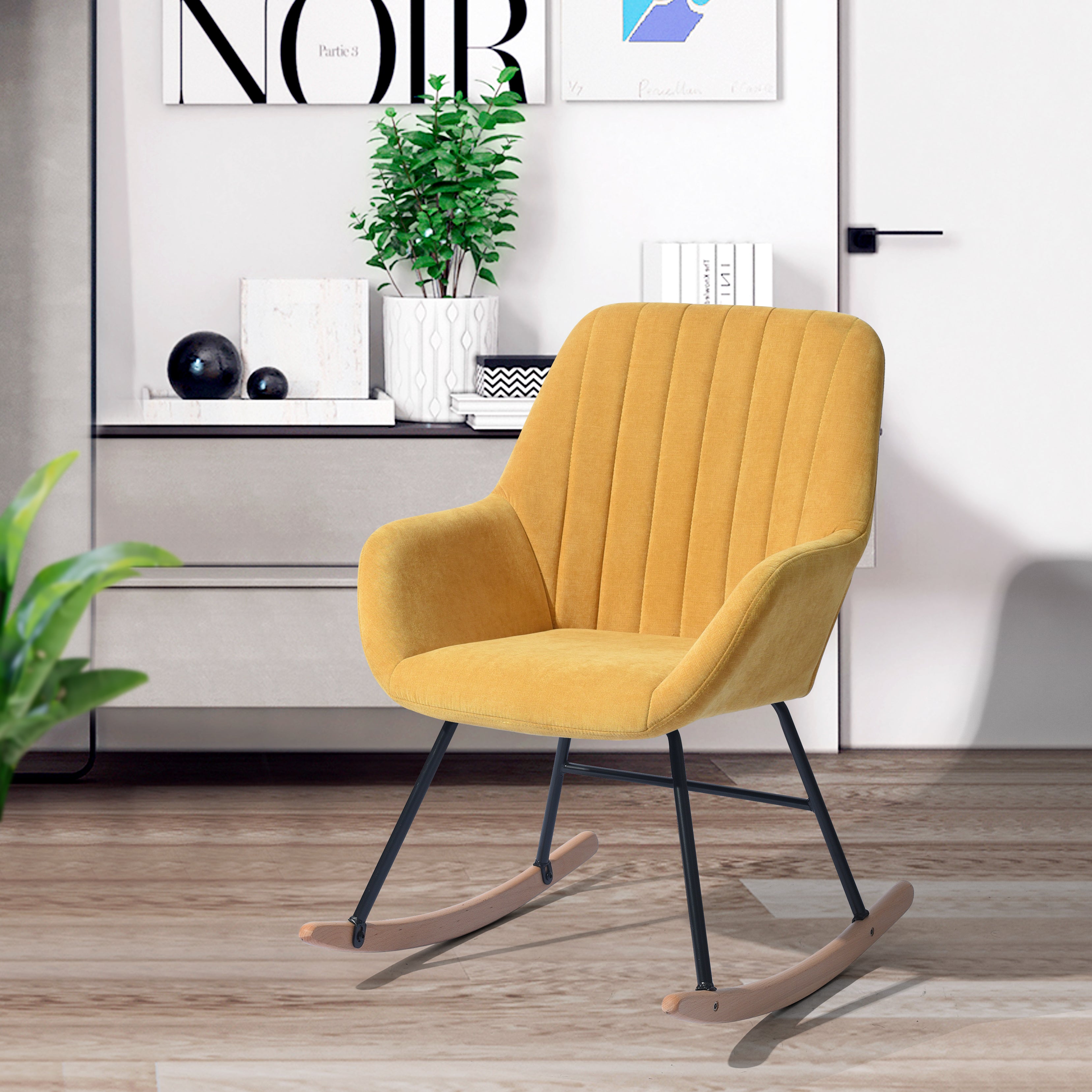 BURKS YELLOW - כורסת נדנדה