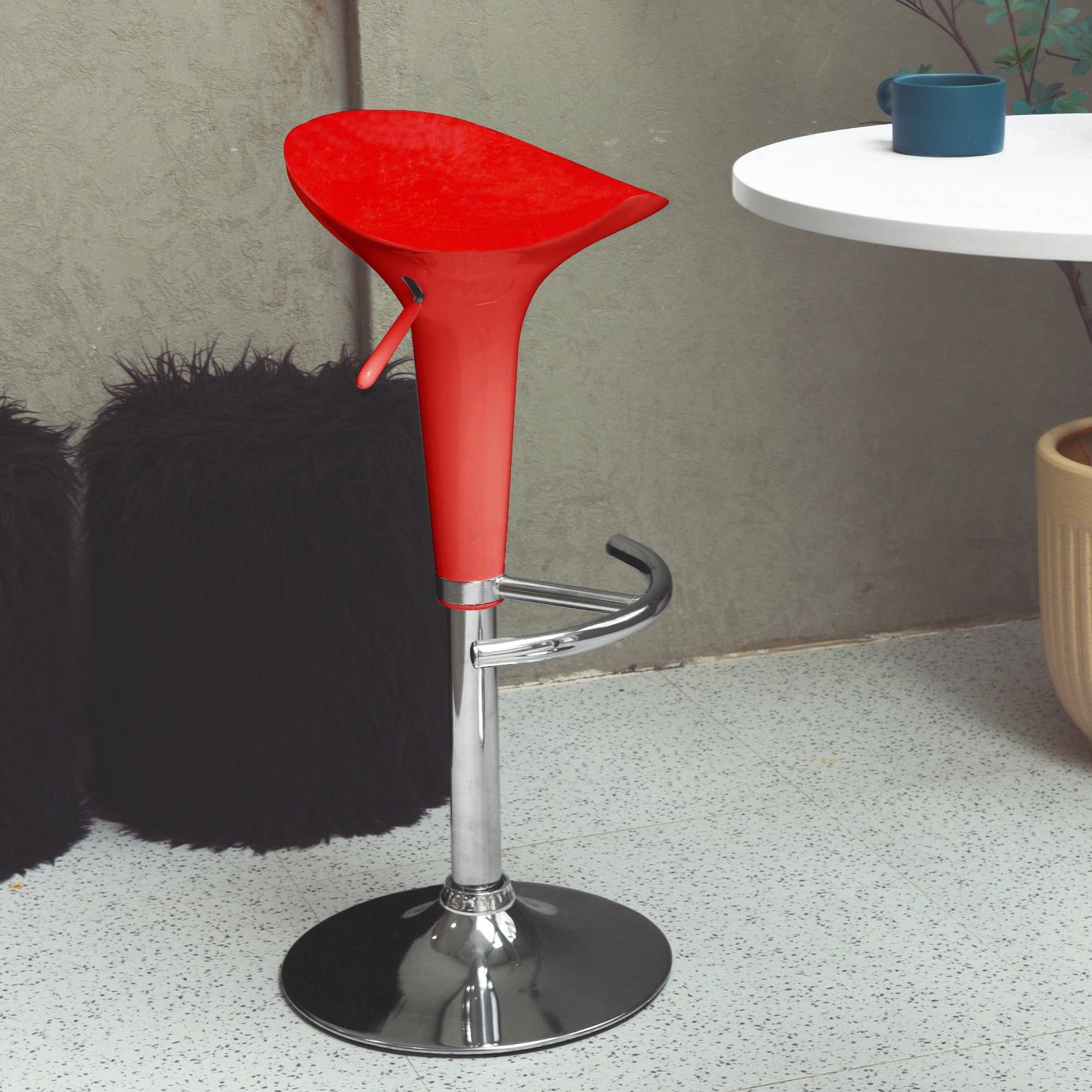 ELIJAH אדום - כיסא בר