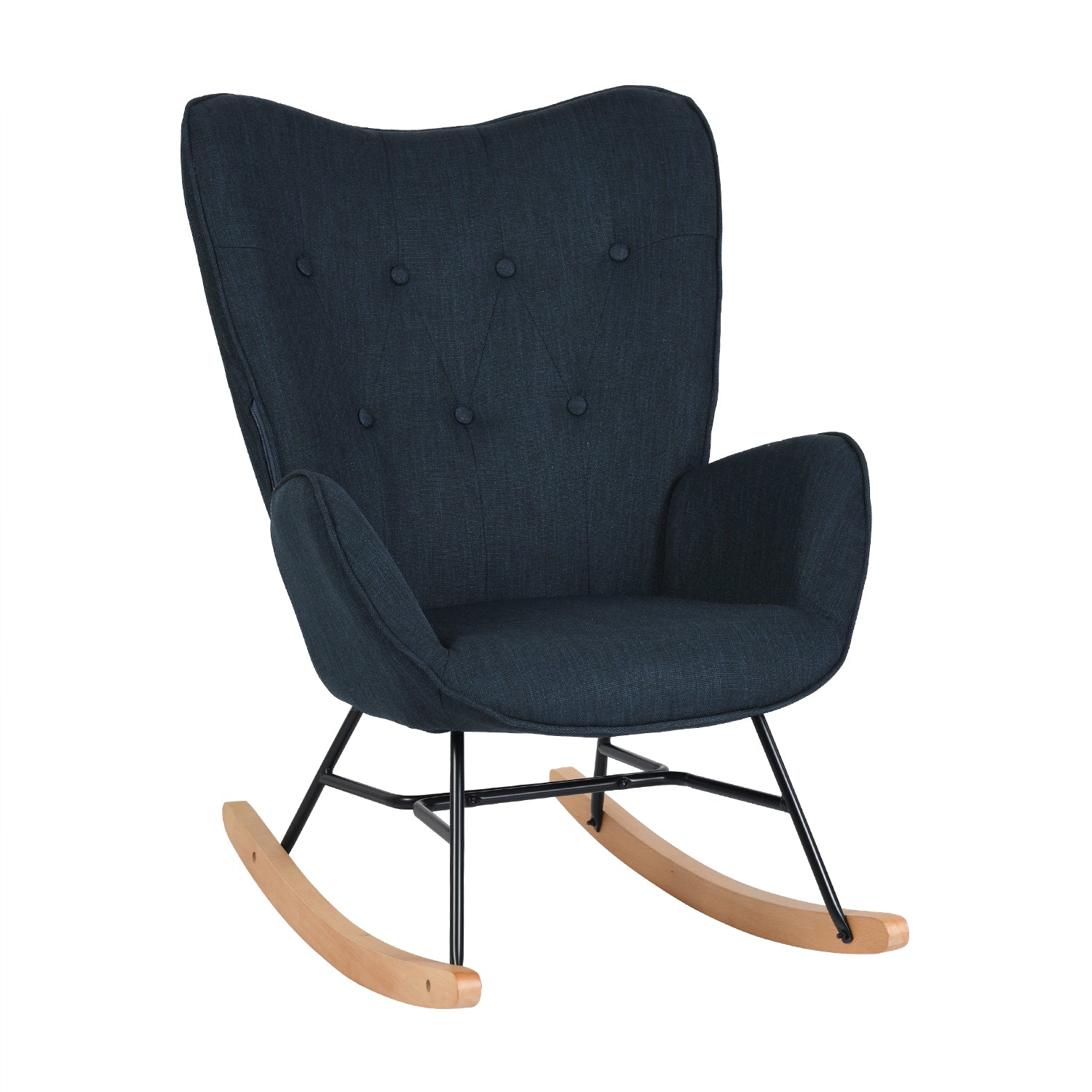 אפפינג בד כחול כהה – כורסת נדנדה