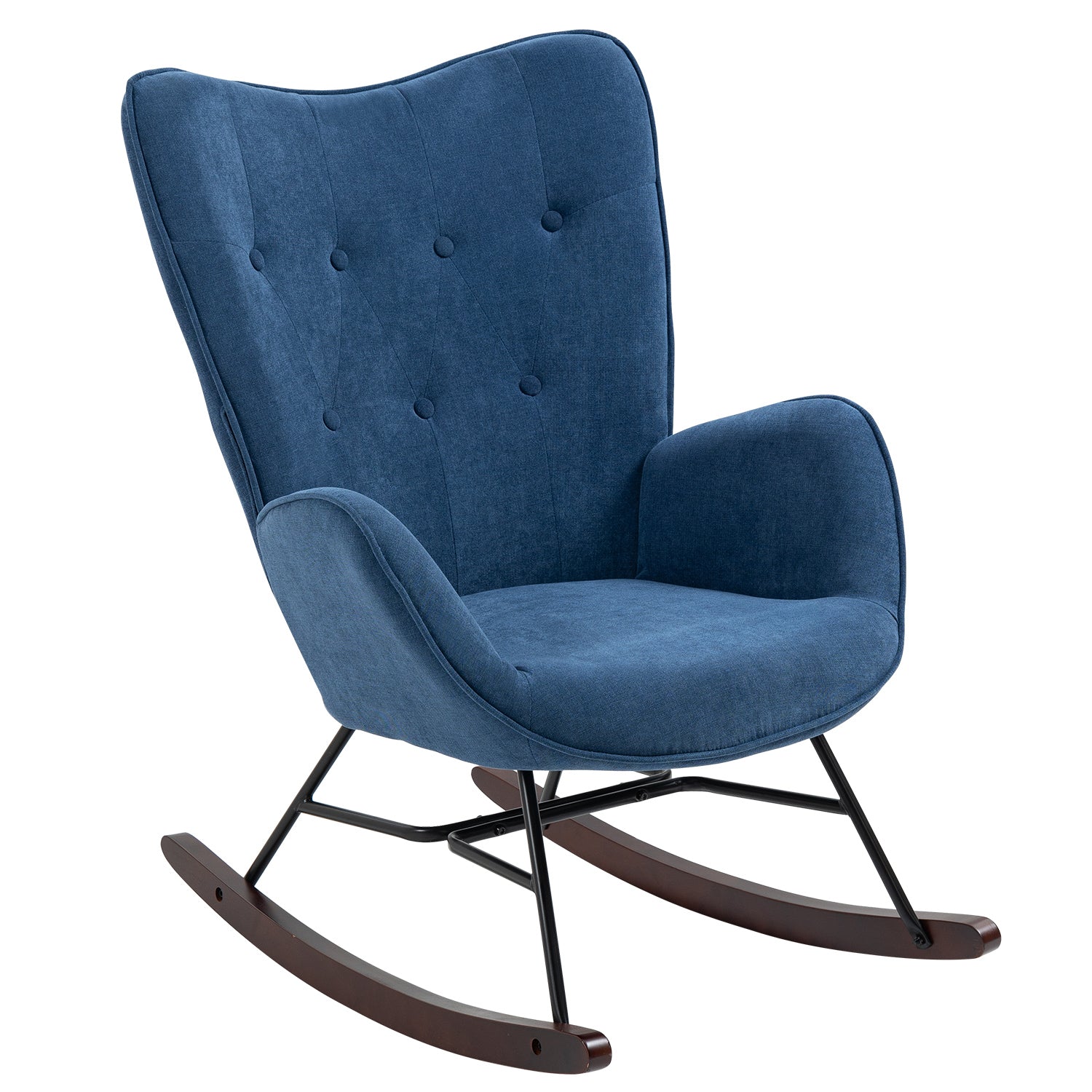 אפפינג KD בד כחול – כורסת נדנדה