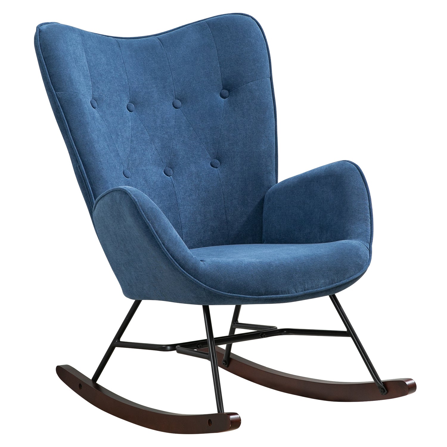 אפפינג KD בד כחול – כורסת נדנדה