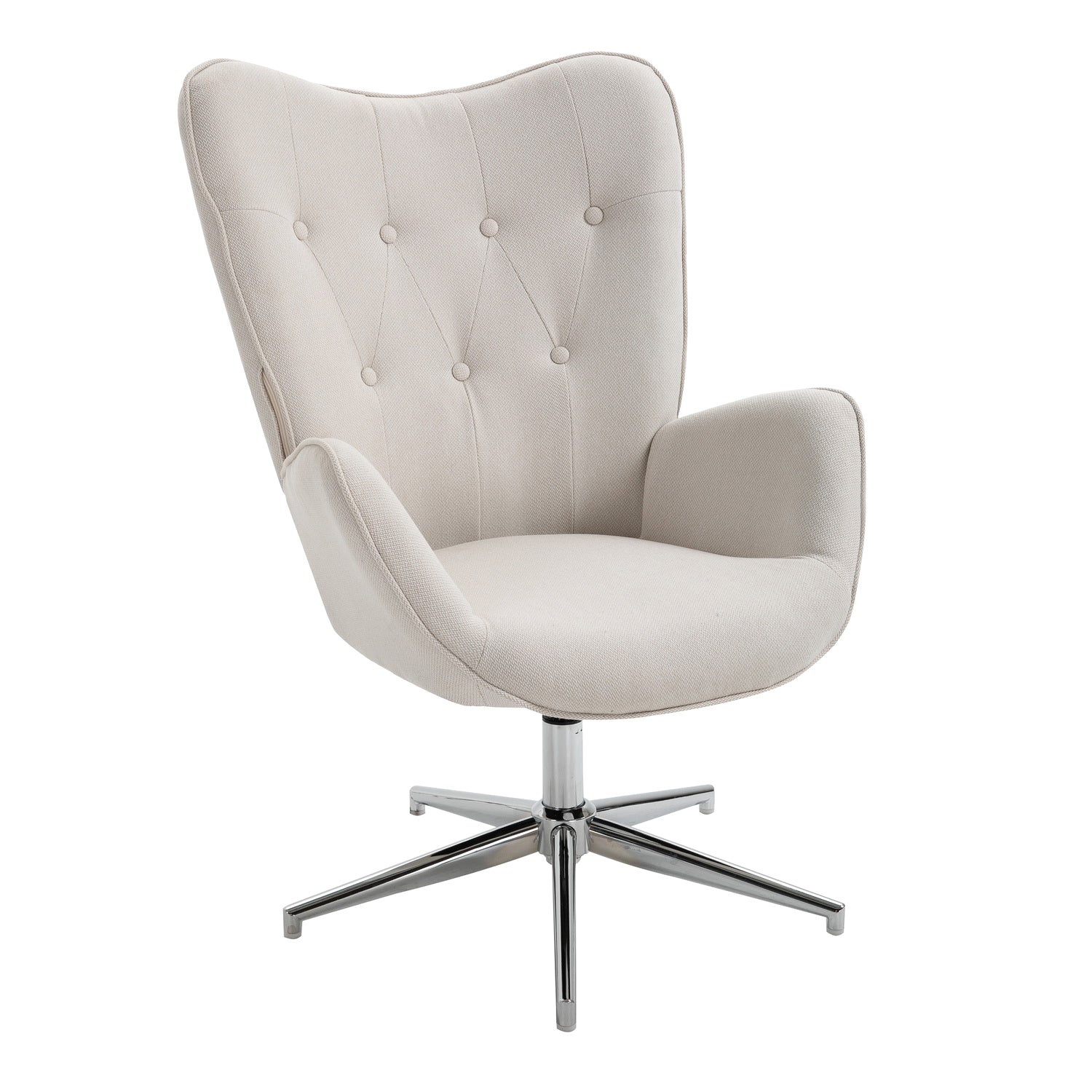 FUCHS שמנת – כורסה מעוצבת