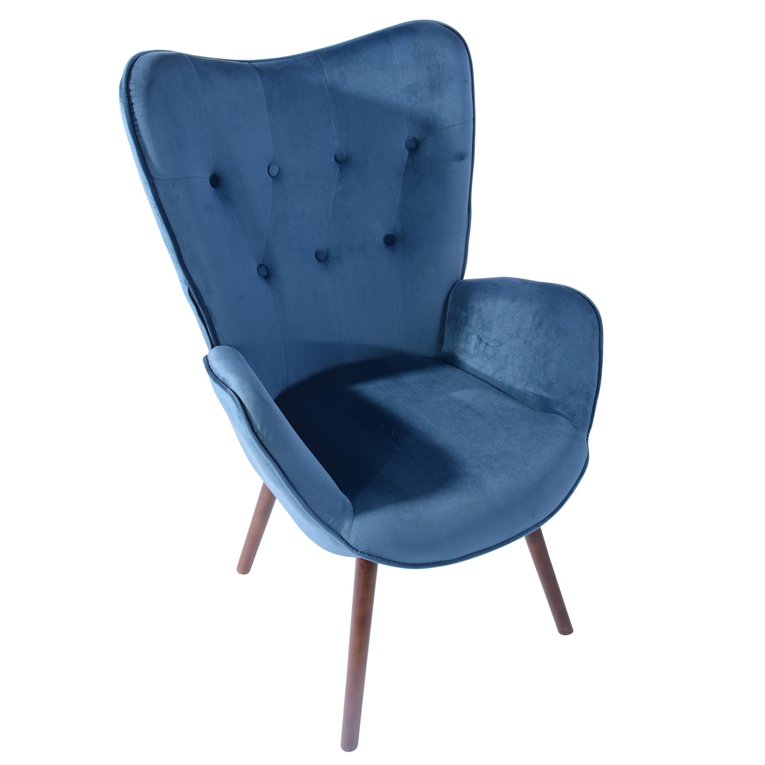 קאסי כחול – כורסת רטרו