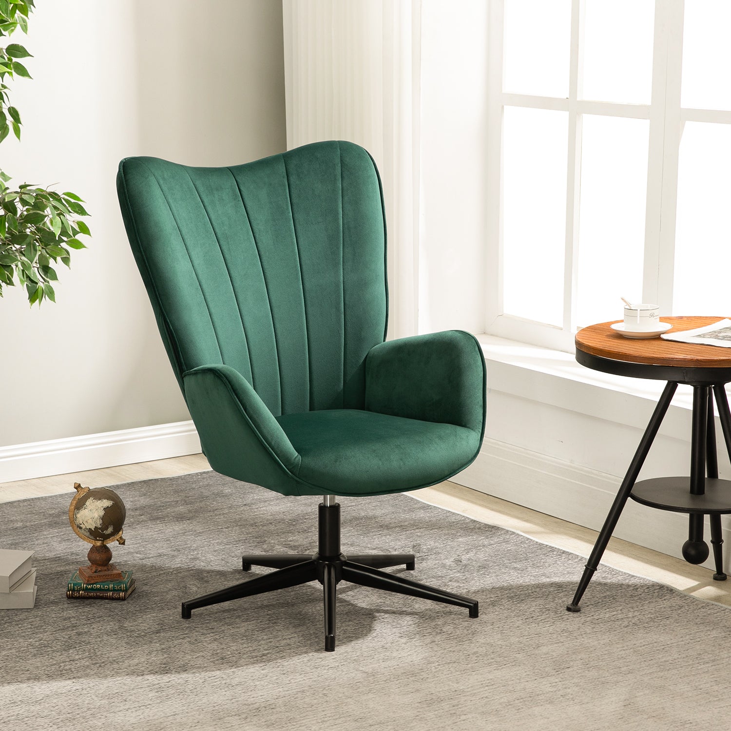 LINDELOF ירוק - כורסה מעוצבת