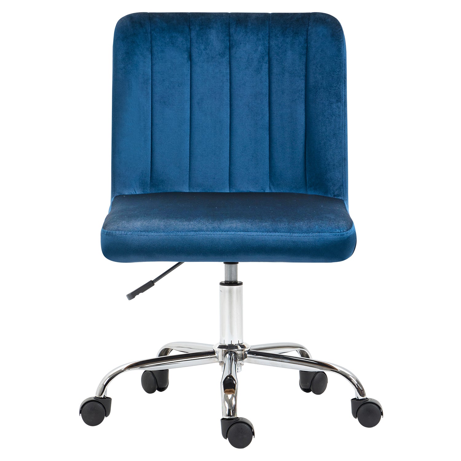 MAKER קטיפה כחול – כיסא משרדי מעוצב