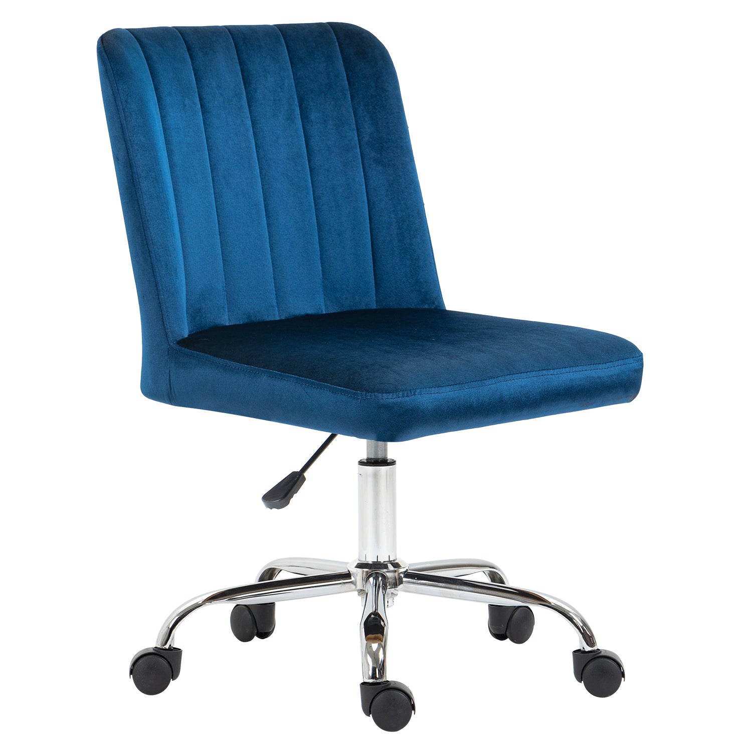 MAKER קטיפה כחול – כיסא משרדי מעוצב