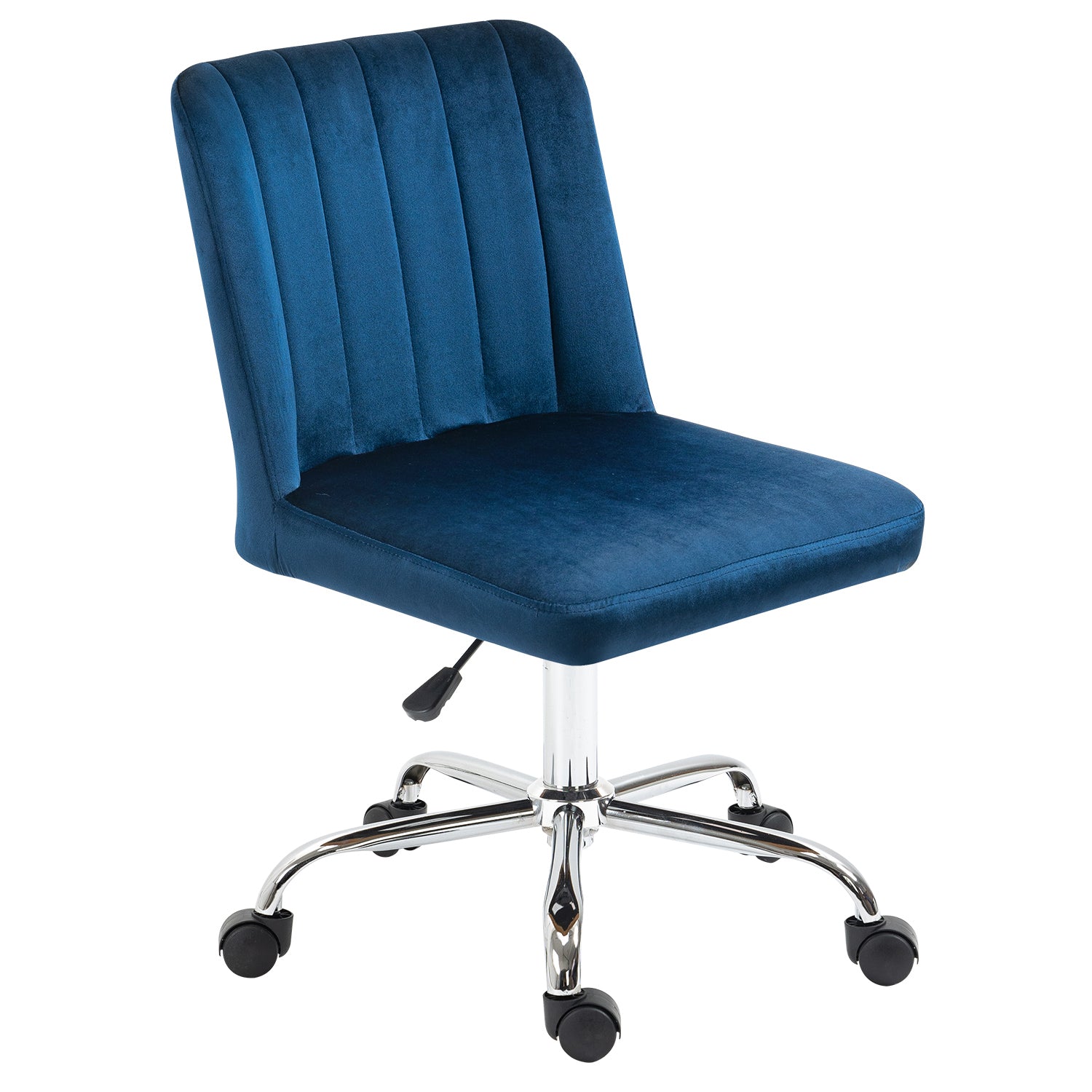 MAKER קטיפה כחול – כיסא משרדי מעוצב