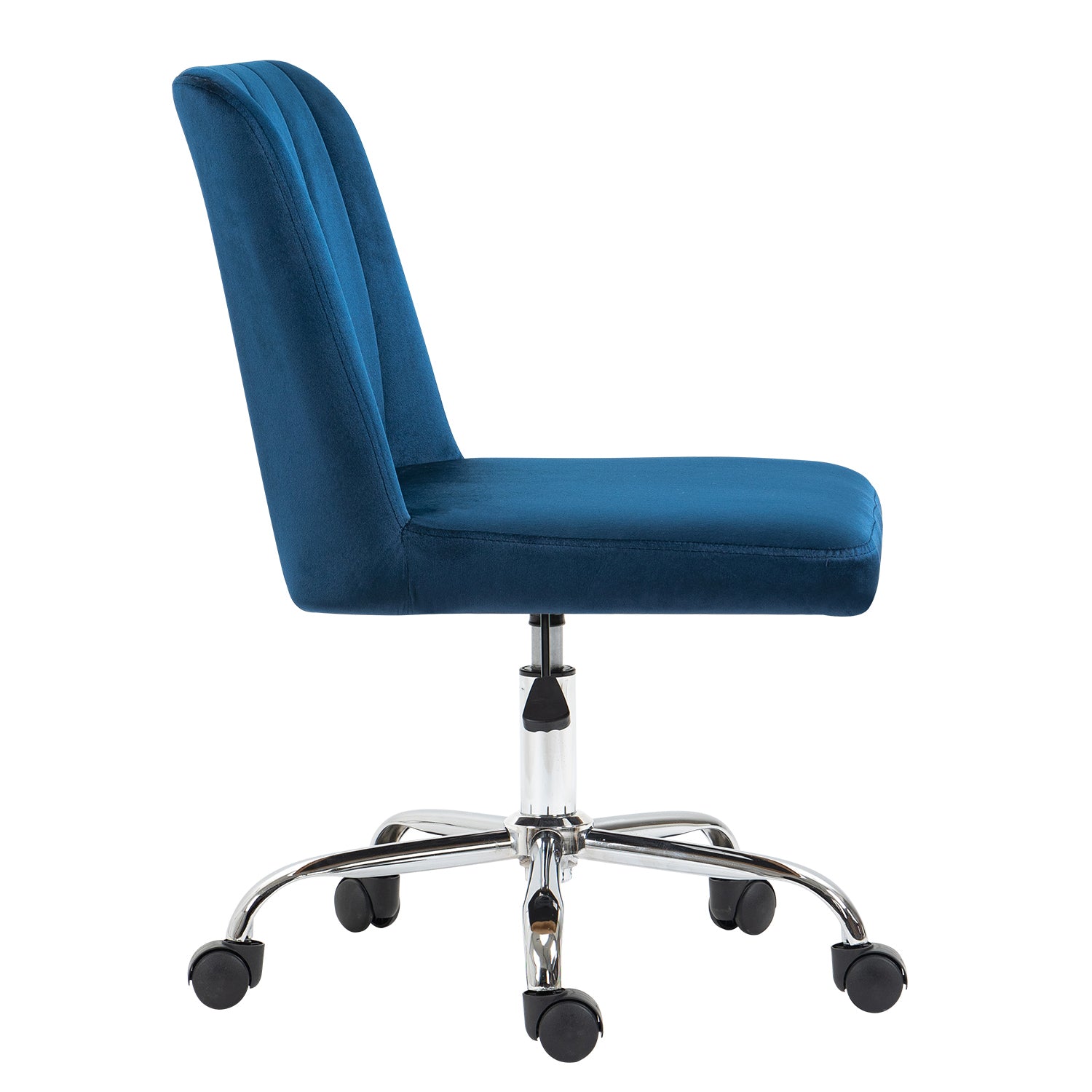 MAKER קטיפה כחול – כיסא משרדי מעוצב