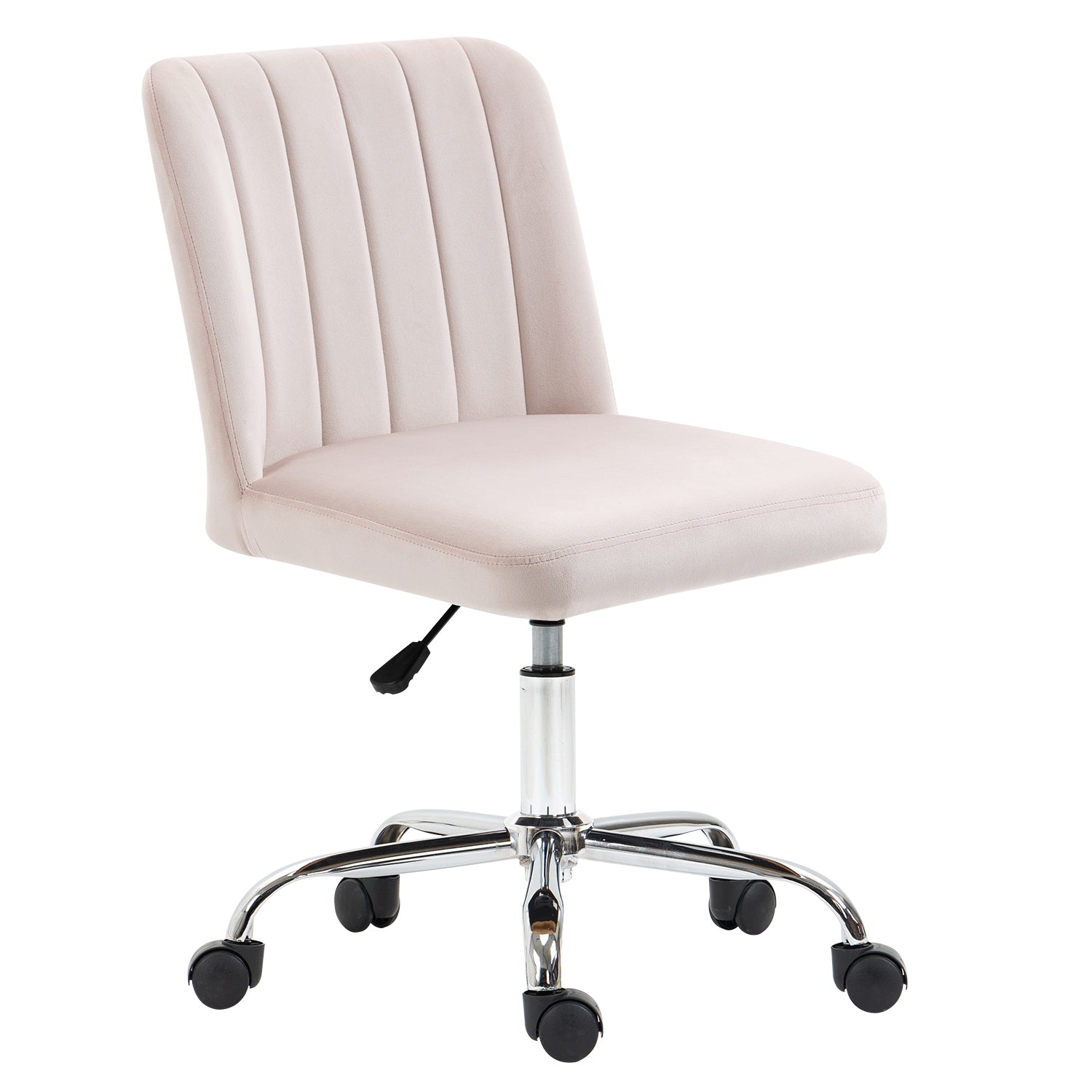 MAKER קטיפה ורוד – כיסא משרדי מעוצב