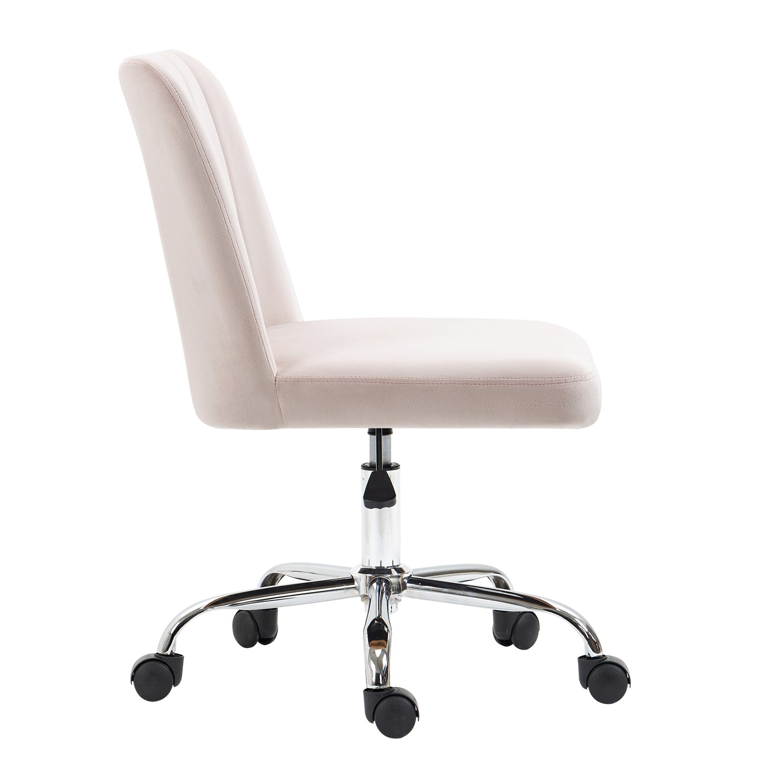 MAKER קטיפה ורוד – כיסא משרדי מעוצב