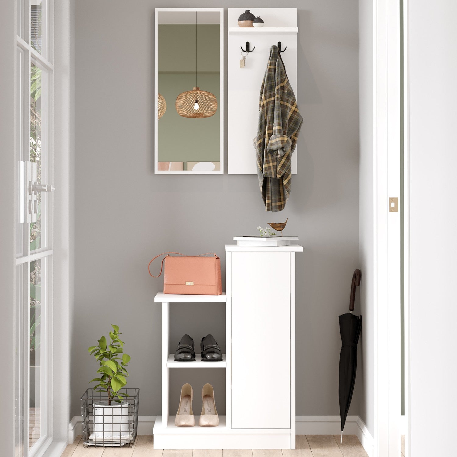 Tufafi – CH1-W – לבן - יחידת התארגנות רב תכליתית