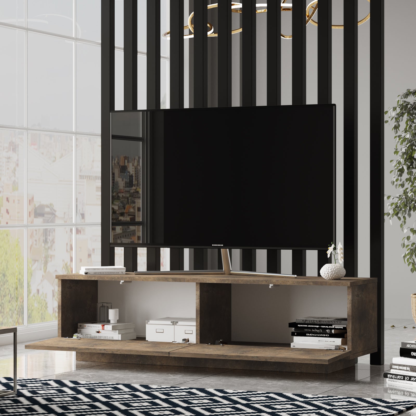 Rocket FN1-PB - מזנון טלוויזיה מעוצב