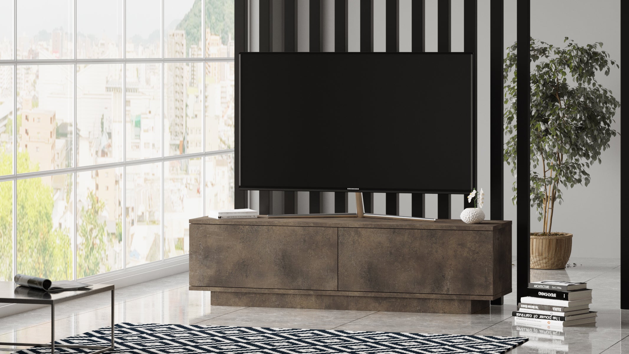 Rocket FN1-PB - מזנון טלוויזיה מעוצב