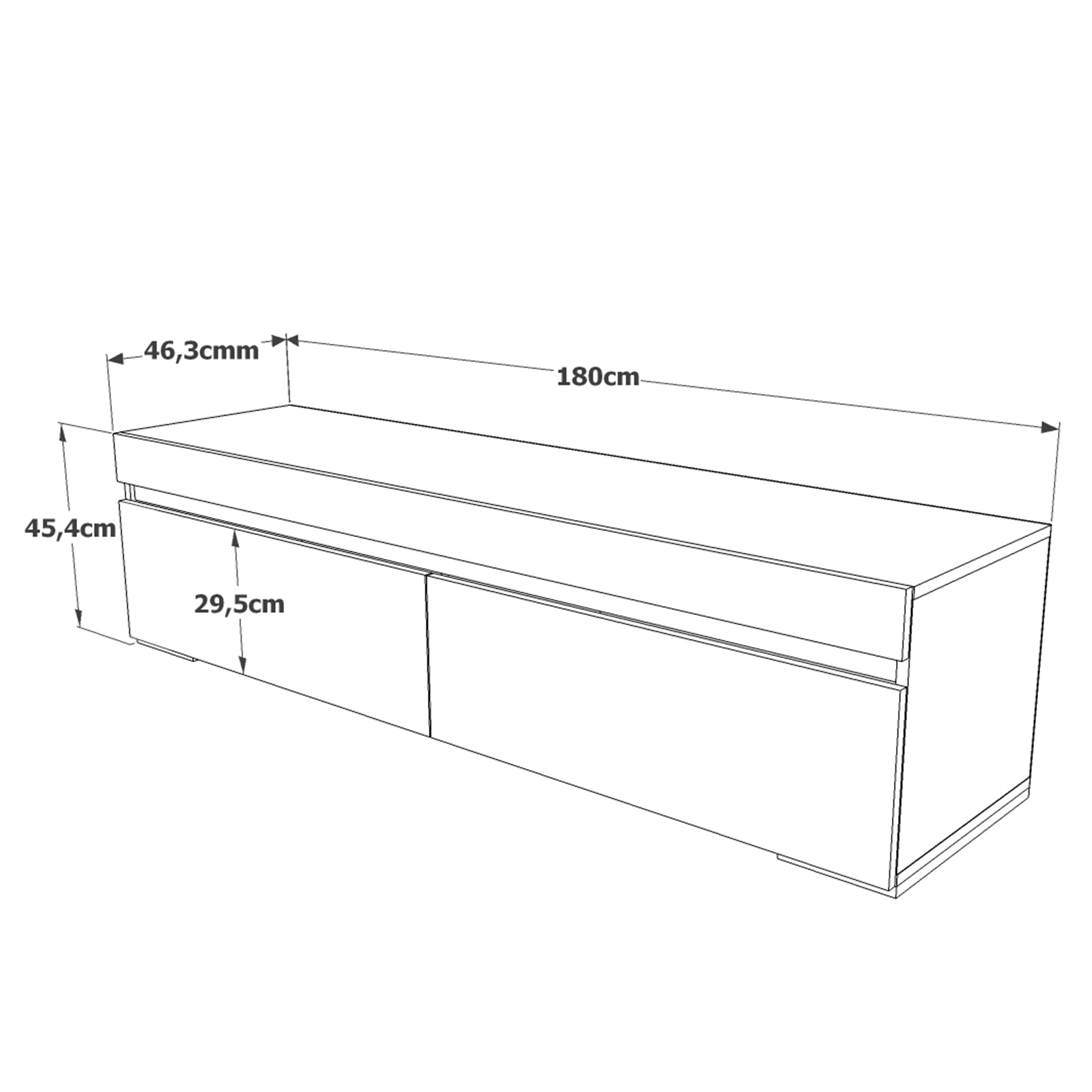 Nikos FR3-AA - מזנון טלוויזיה מעוצב