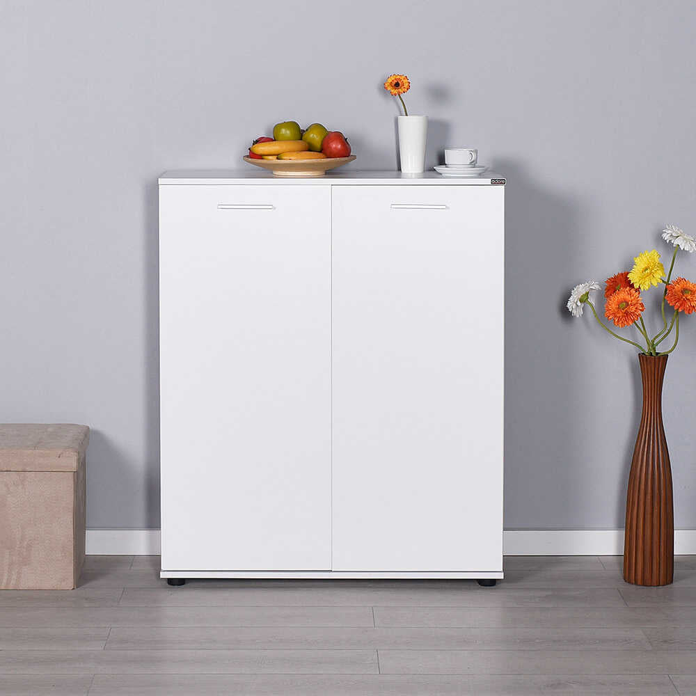 לוקאס לבן DR-520 - ארון נעליים נמוך