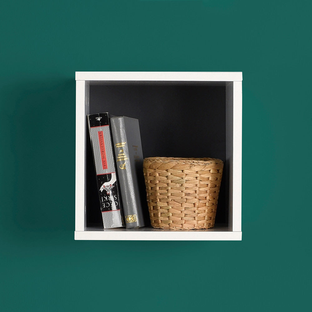 קיובי - AF033 לבן DD - מדף קוביה