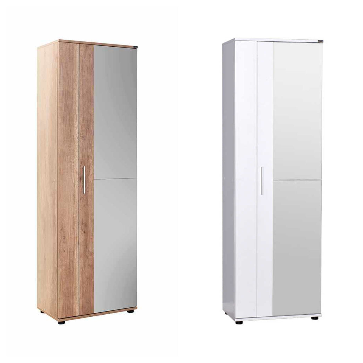 ריצרד HC629 לבן - ארון מראה עשרה מדפים