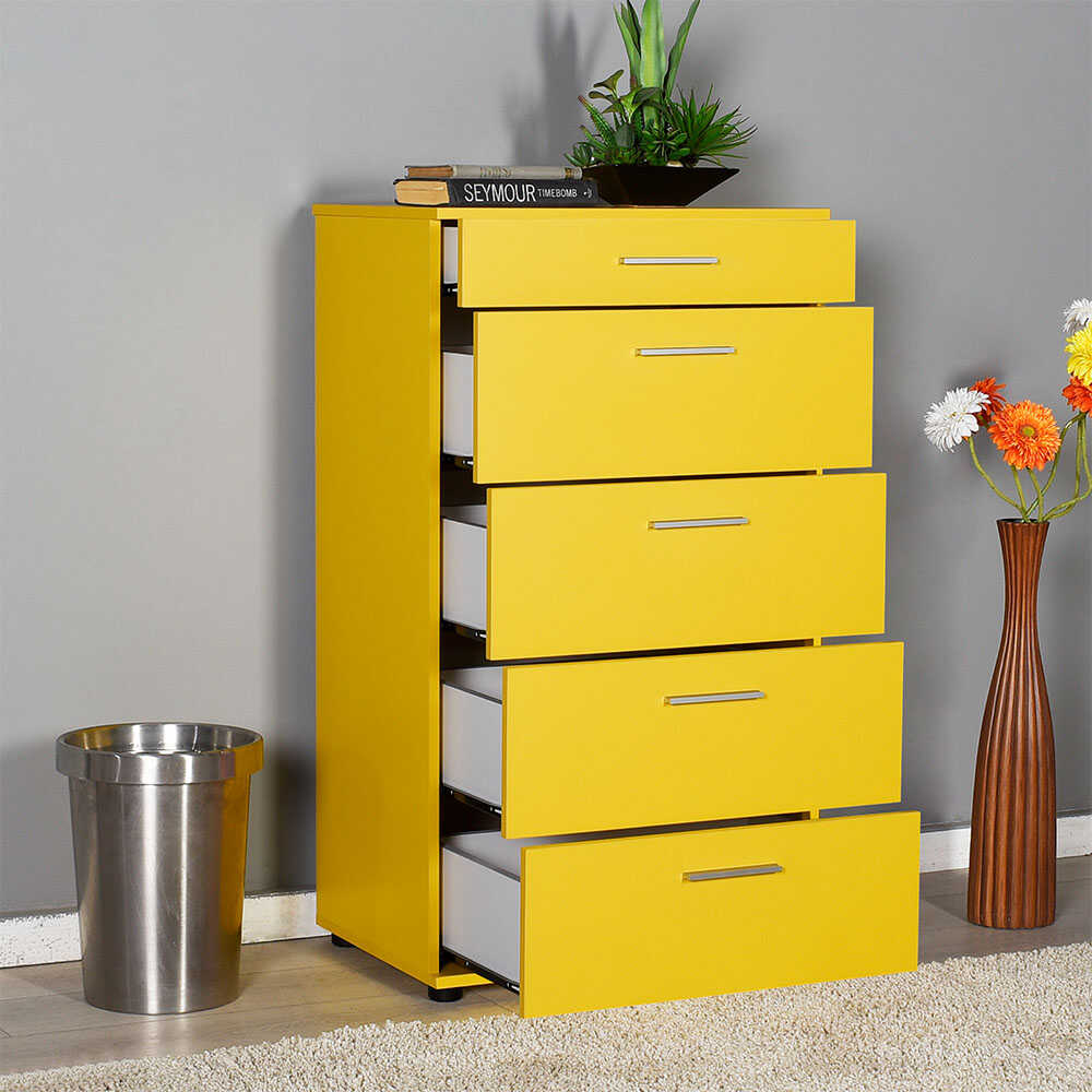 פאי FN-550 - צהוב - שידת מגירות