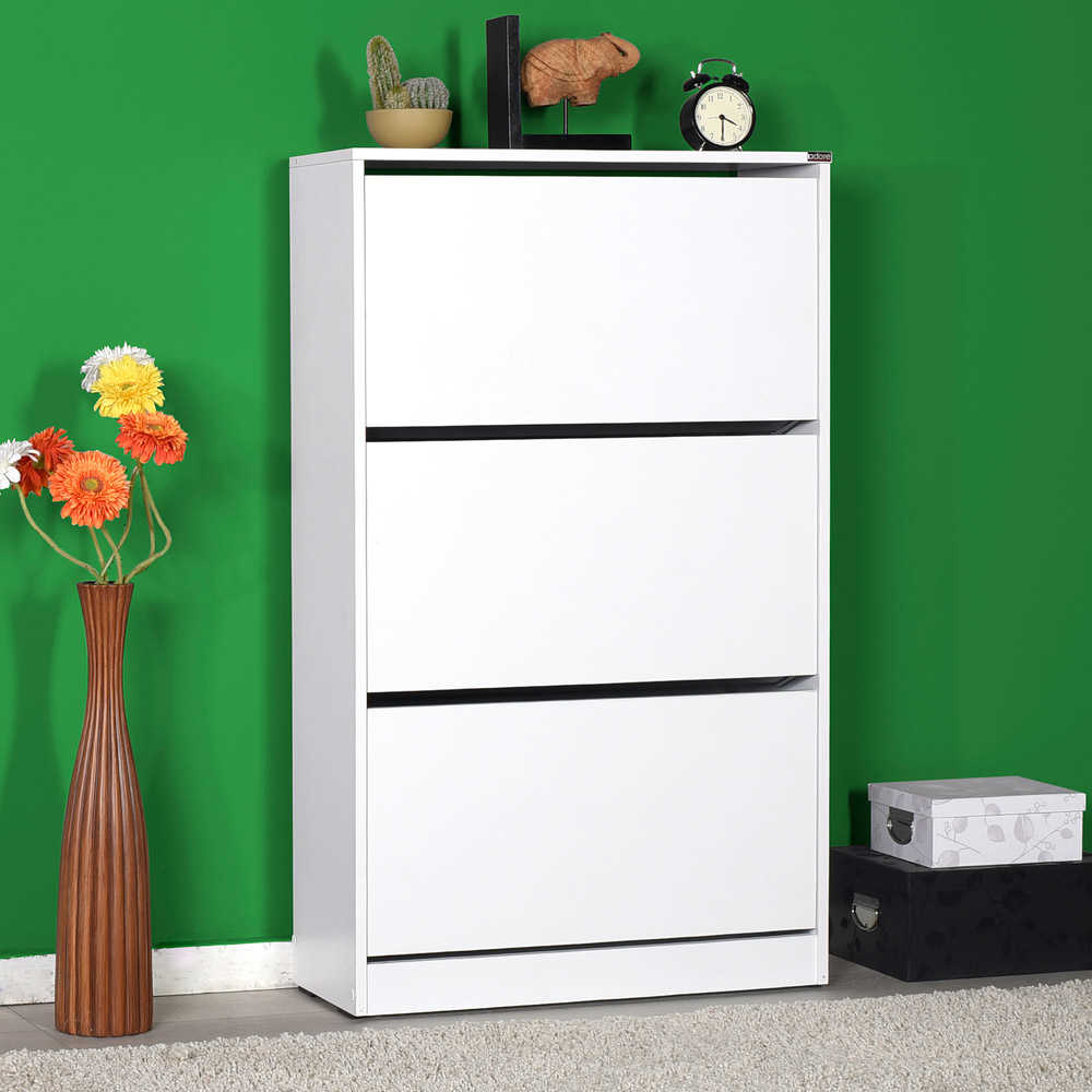 טריפל HC-530 לבן- שידת נעליים