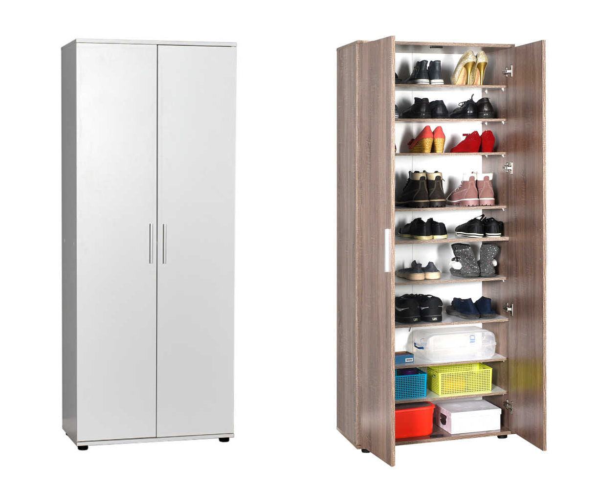 רוברט - SHC-529 לבן - ארון מדפים